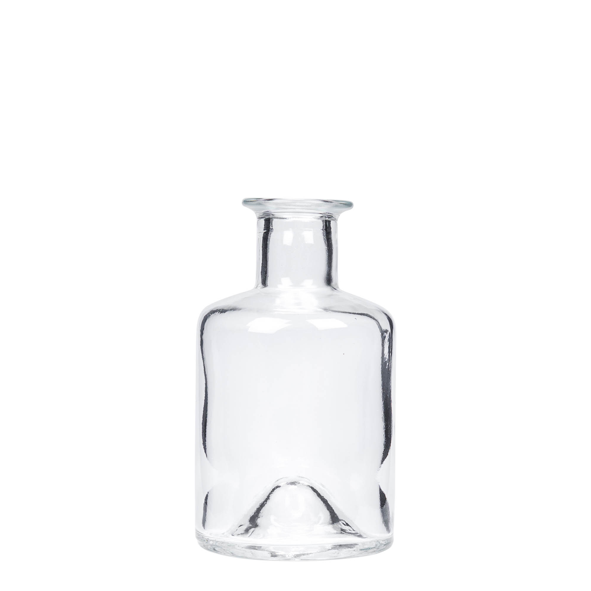 200 ml glasflaska apotekare, mynning: kork