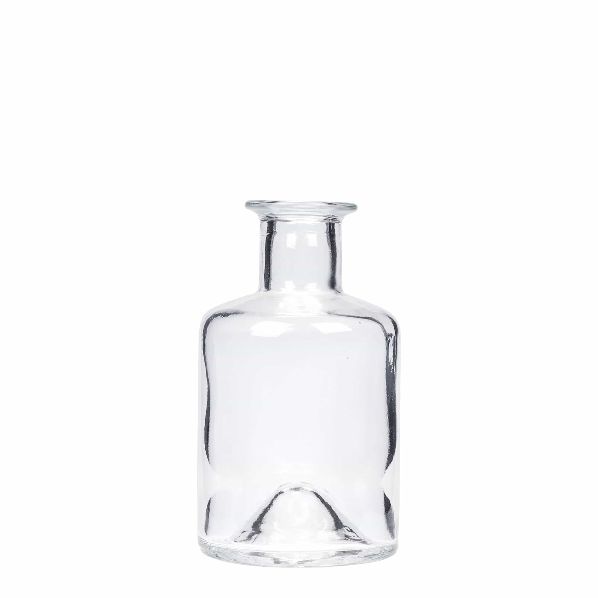 200 ml glasflaska apotekare, mynning: kork