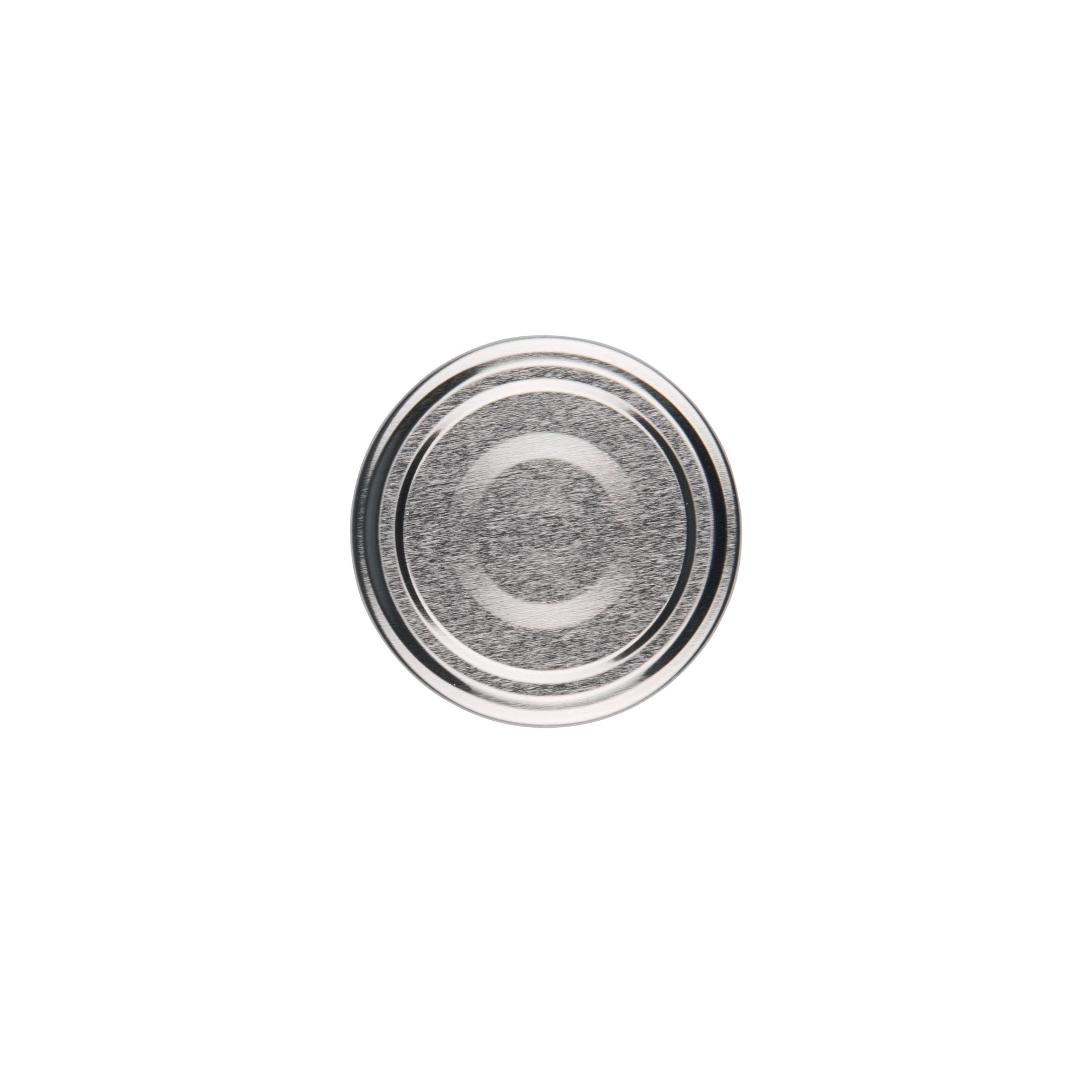 Twist off-lock, plåt, silver, för mynning: TO 53
