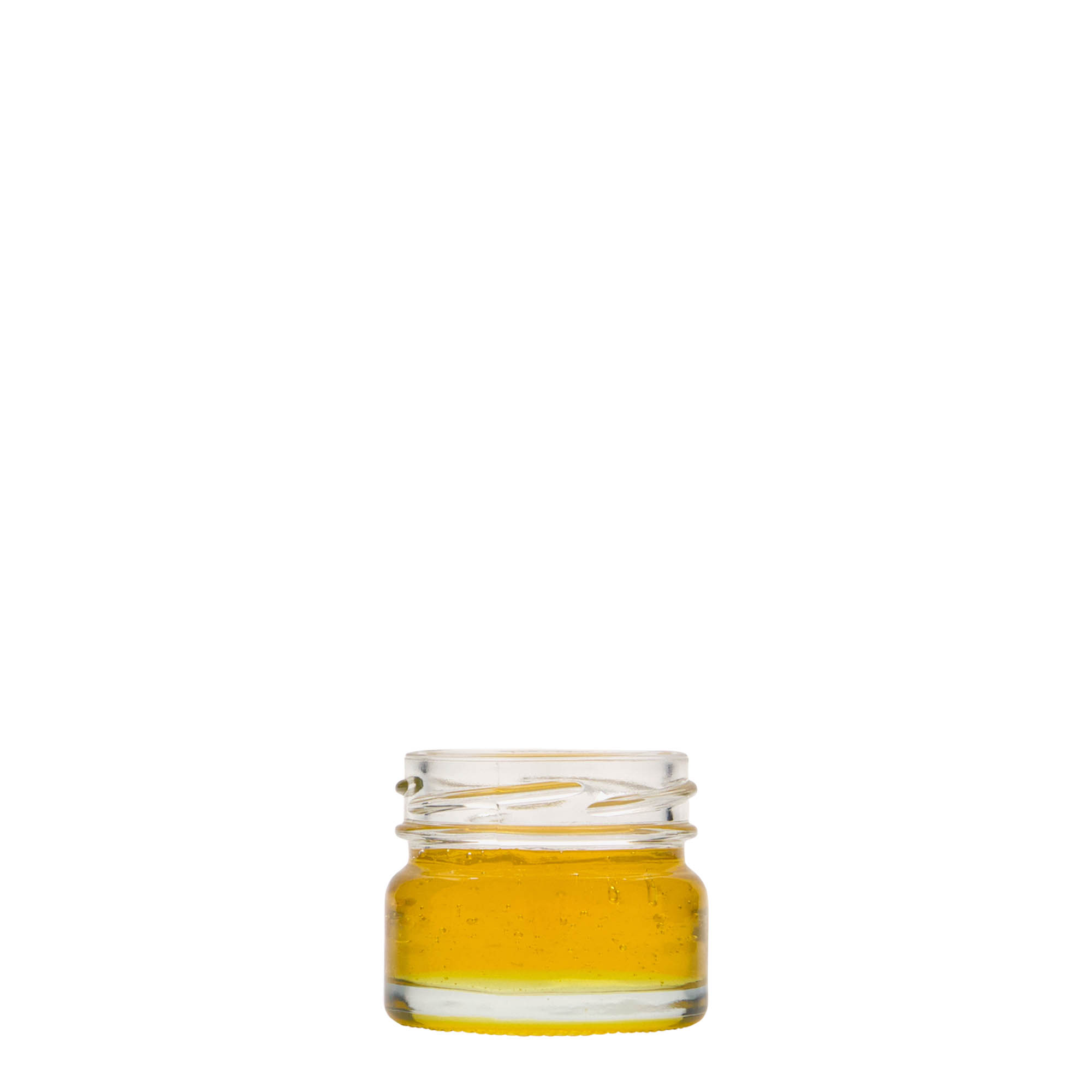 30 ml platt runt glas, öppning: Twist-Off (TO 43) 30 ml platt runt glas, öppning: Twist-Off (TO 43)