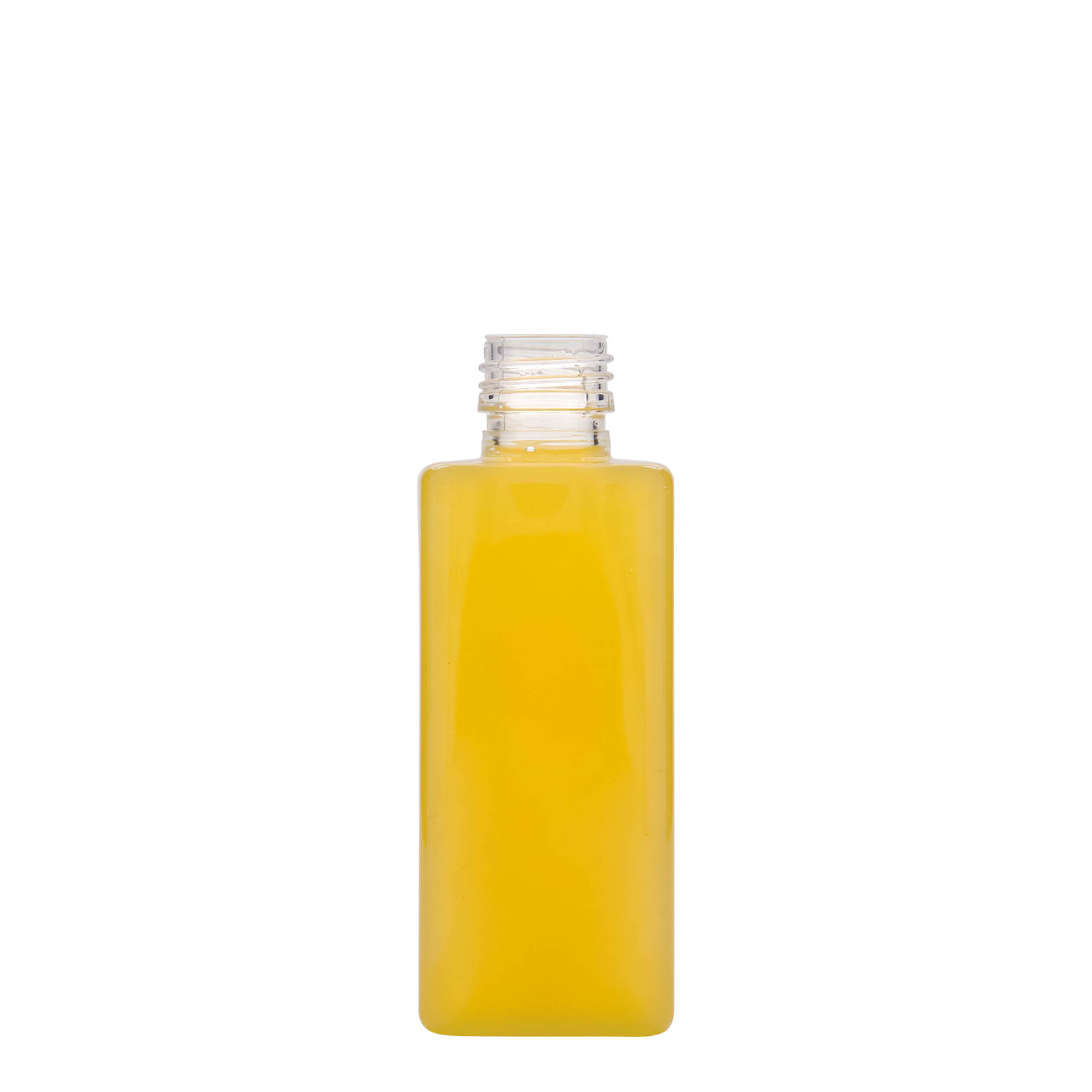 250 ml PET-flaska 'Karl', fyrkantig, plast, öppning: PP 28