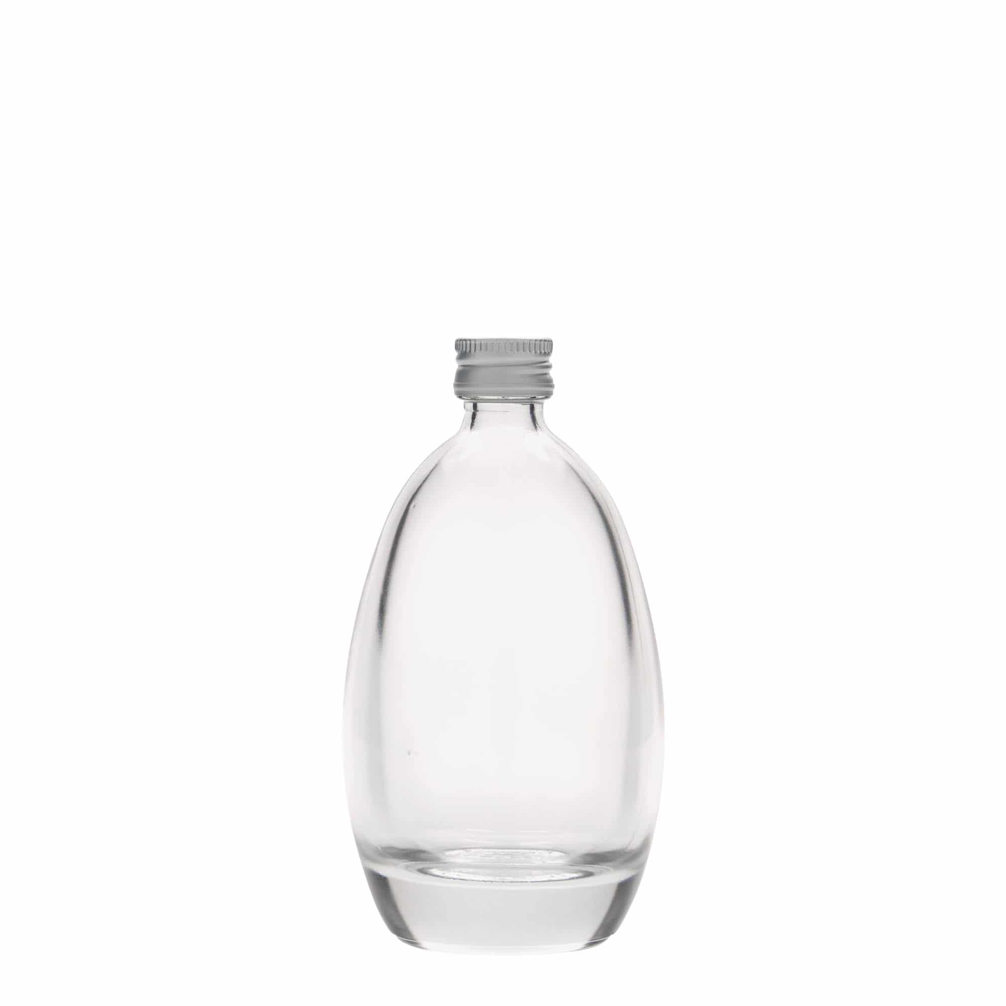 100 ml glasflaska 'ägg', öppning: PP 18