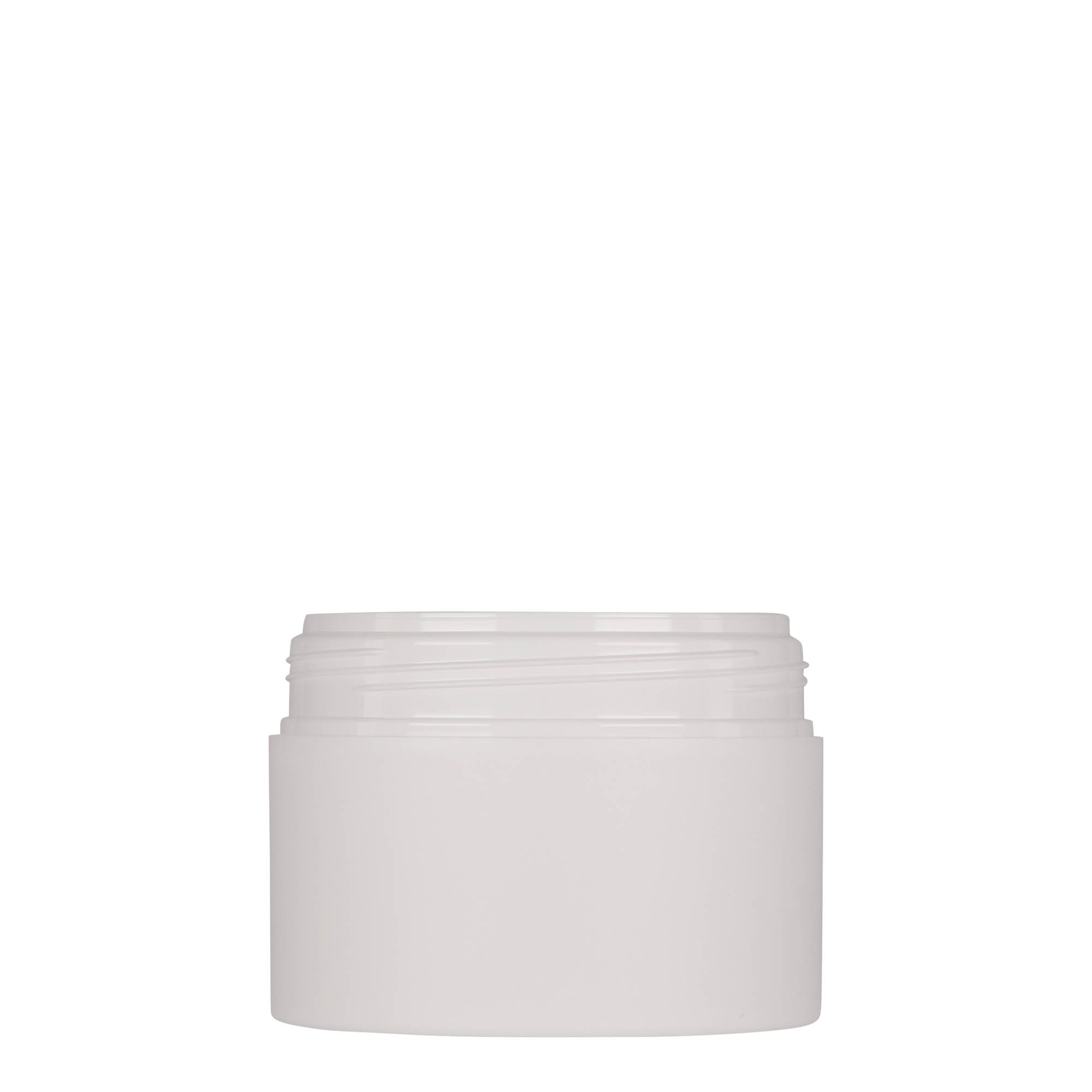 150 ml plastburk 'Antonella', PP, vit, öppning: skruvlock