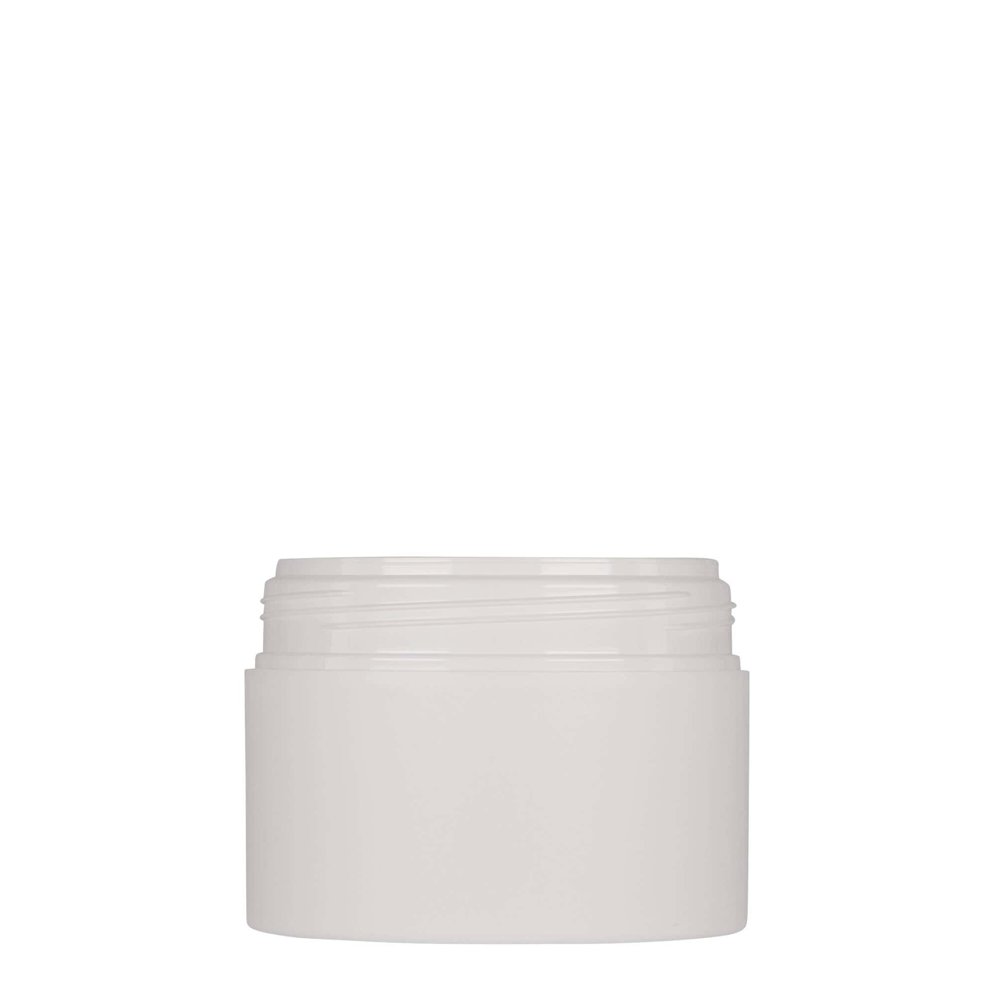 150 ml plastburk 'Antonella', PP, vit, öppning: skruvlock