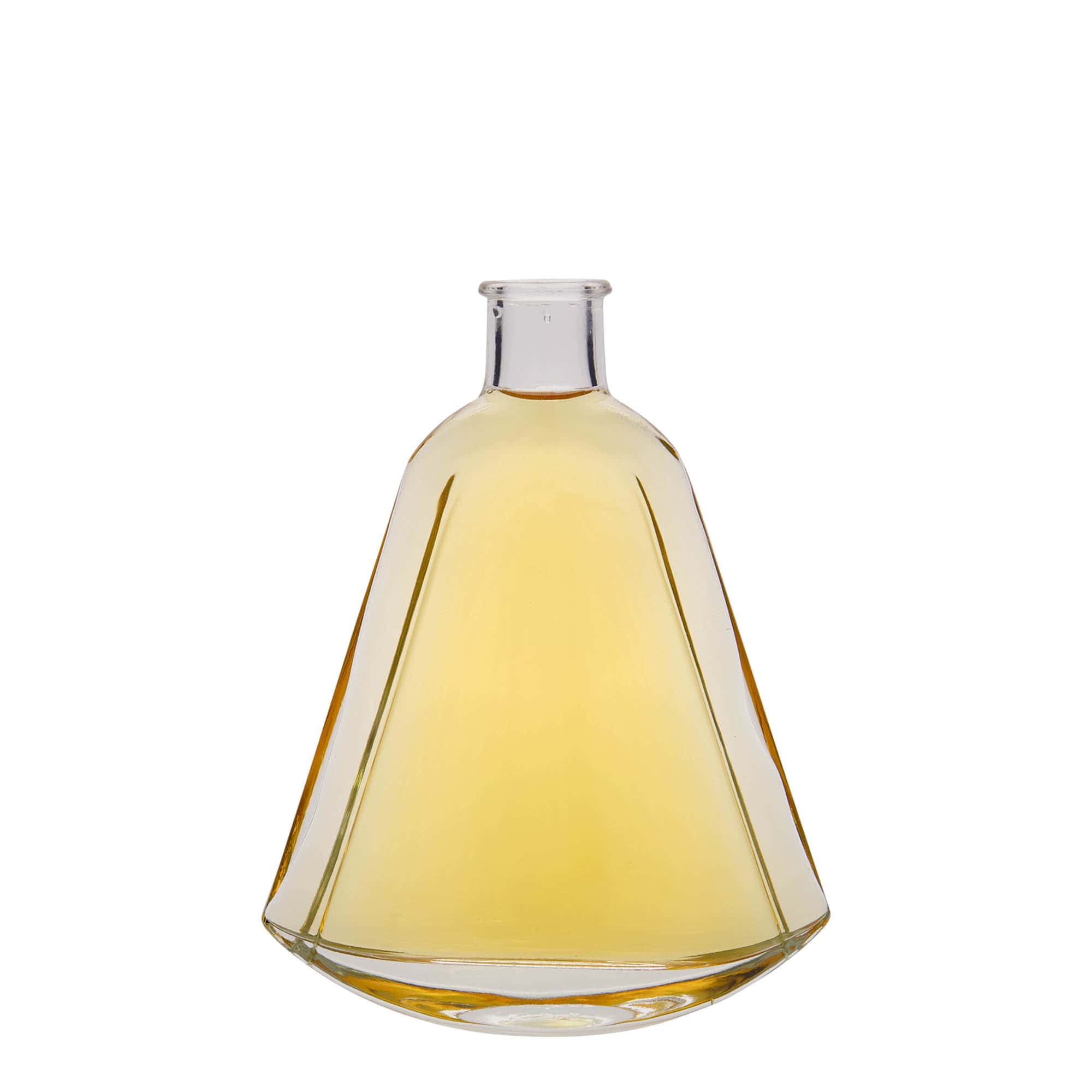 200 ml glasflaska 'Maurizio', oval, öppning: kork
