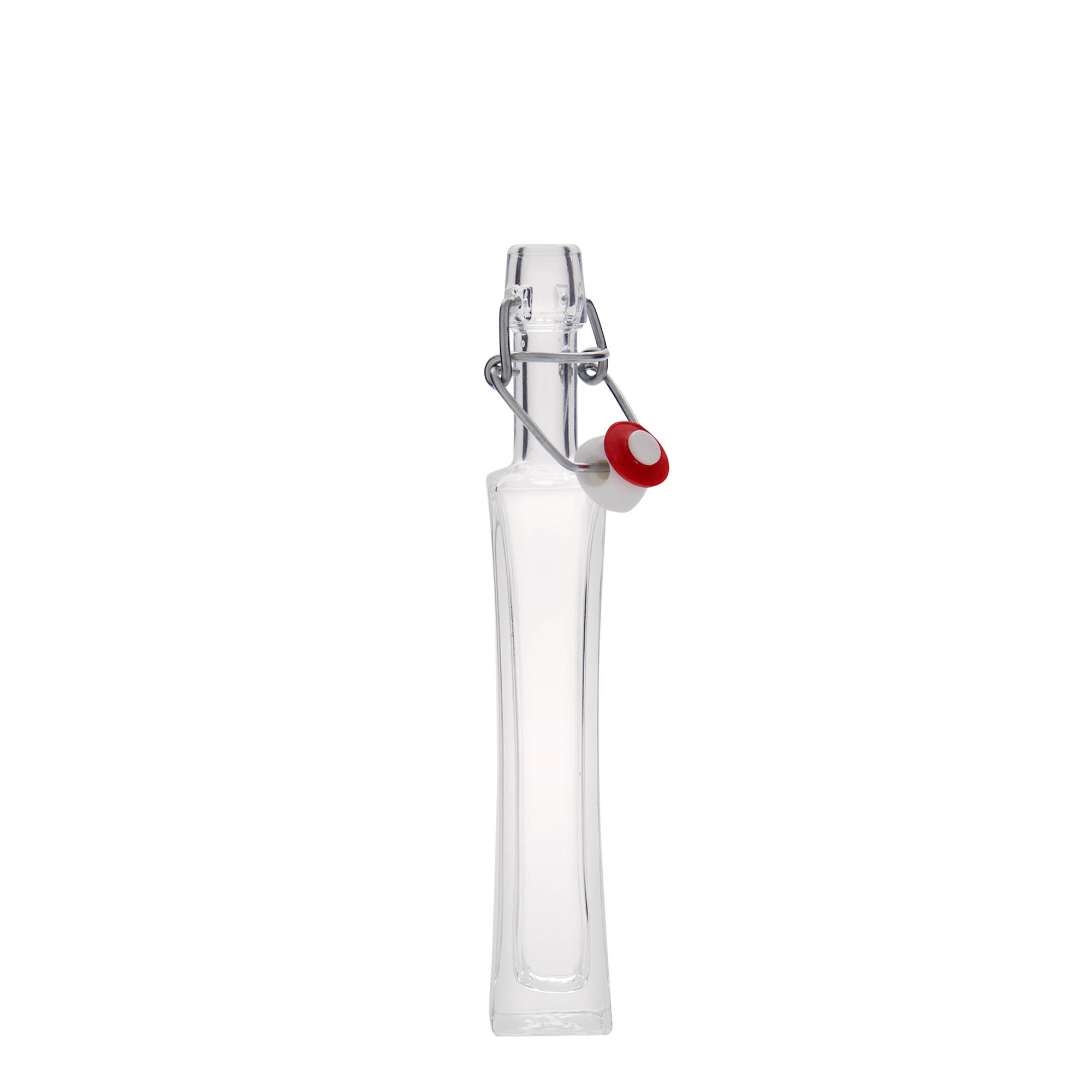 40 ml glasflaska 'Koko', kvadratisk, öppning: bygelstängning 40 ml glasflaska 'Koko', kvadratisk, öppning: bygelstängning
