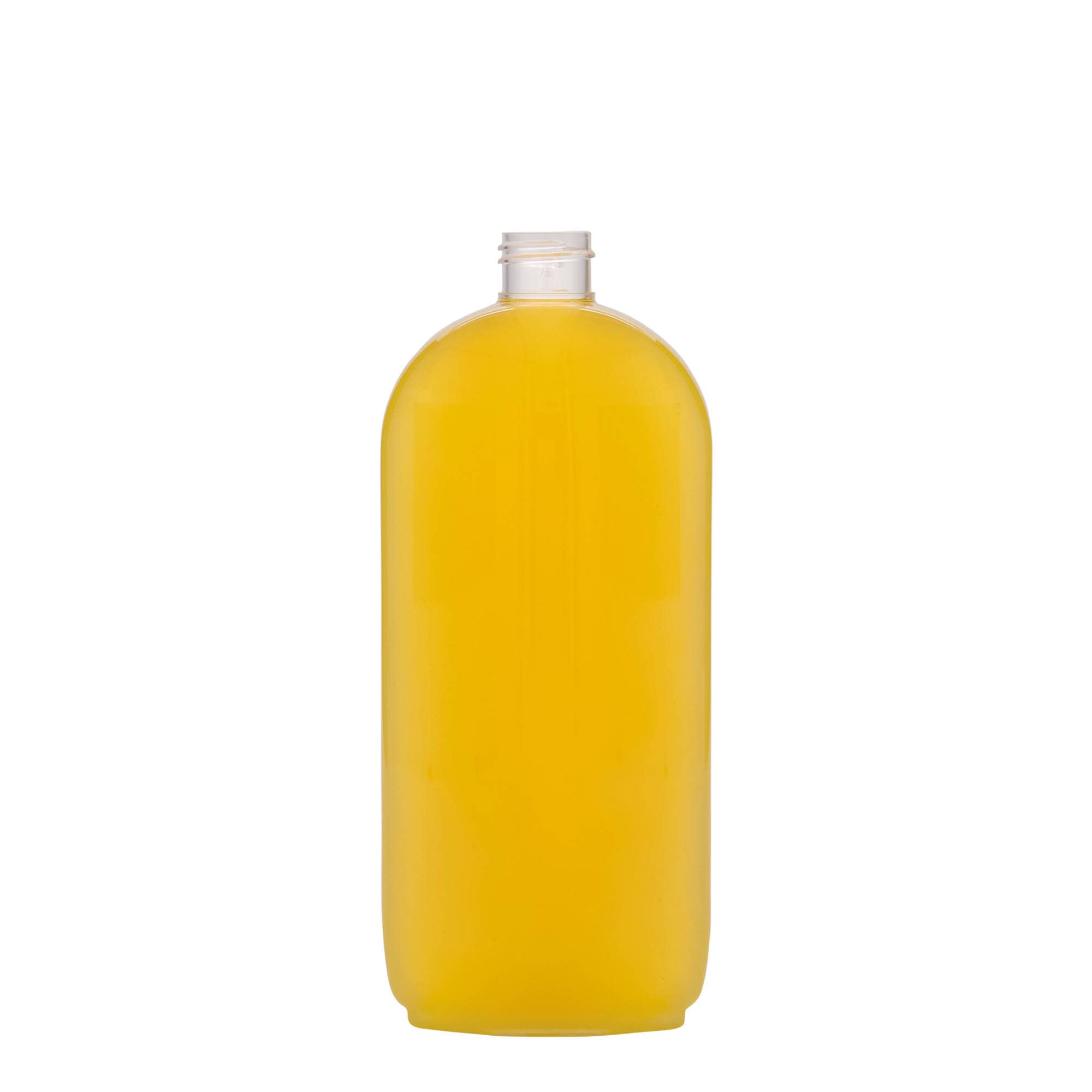 500 ml PET-flaska 'Iris', oval, plast, öppning: 24/410