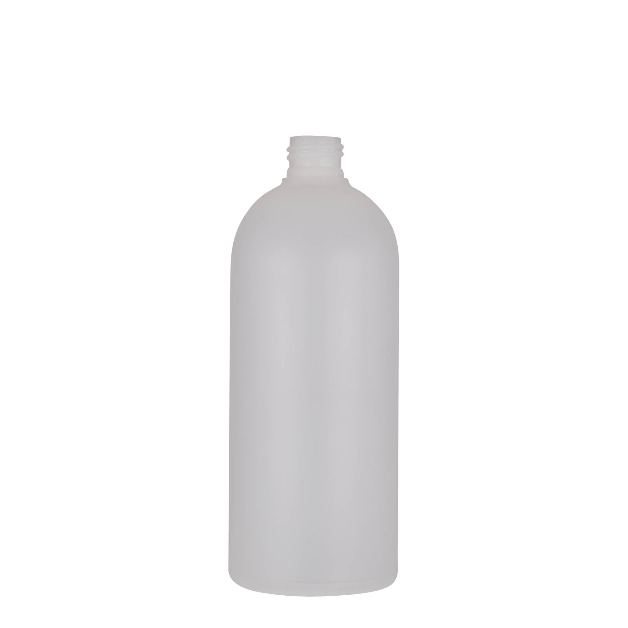 500 ml plastflaska 'Tuffy', HDPE, natur, öppning: 24/410