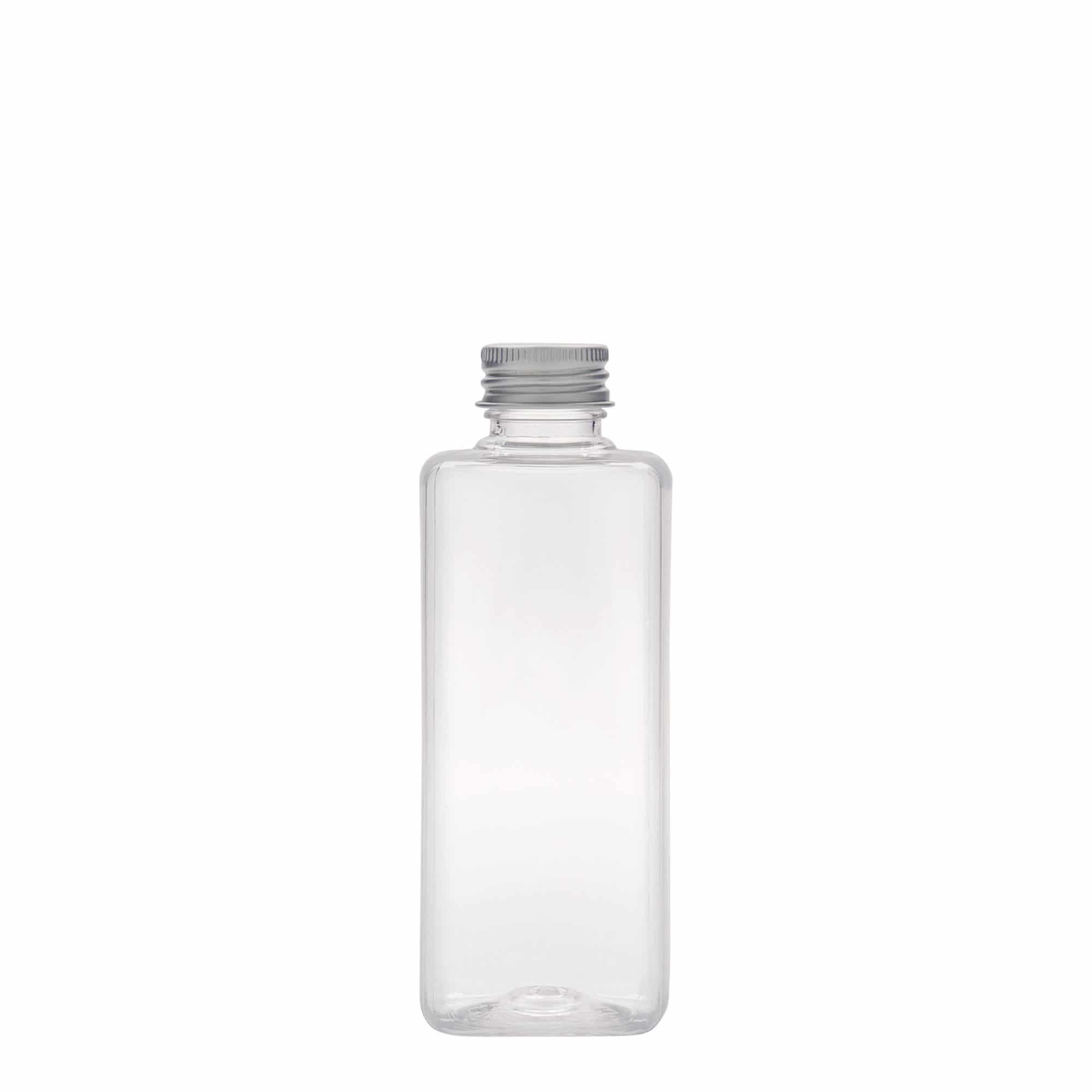 200 ml PET-flaska 'Karl', kvadratisk, plast, mynning: GPI 24/410 200 ml PET-flaska 'Karl', kvadratisk, plast, mynning: GPI 24/410