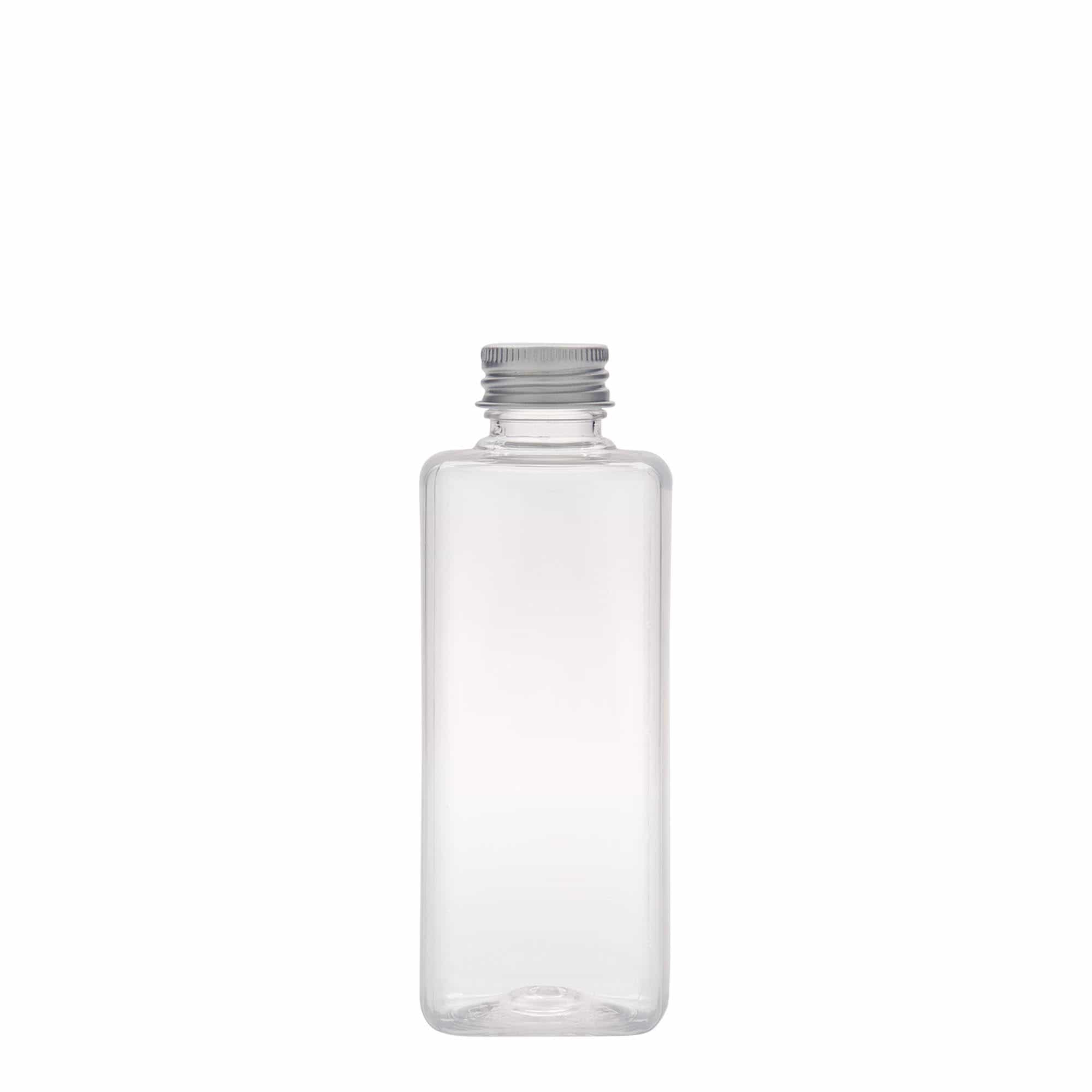 200 ml PET-flaska 'Karl', fyrkantig, plast, öppning: 24/410