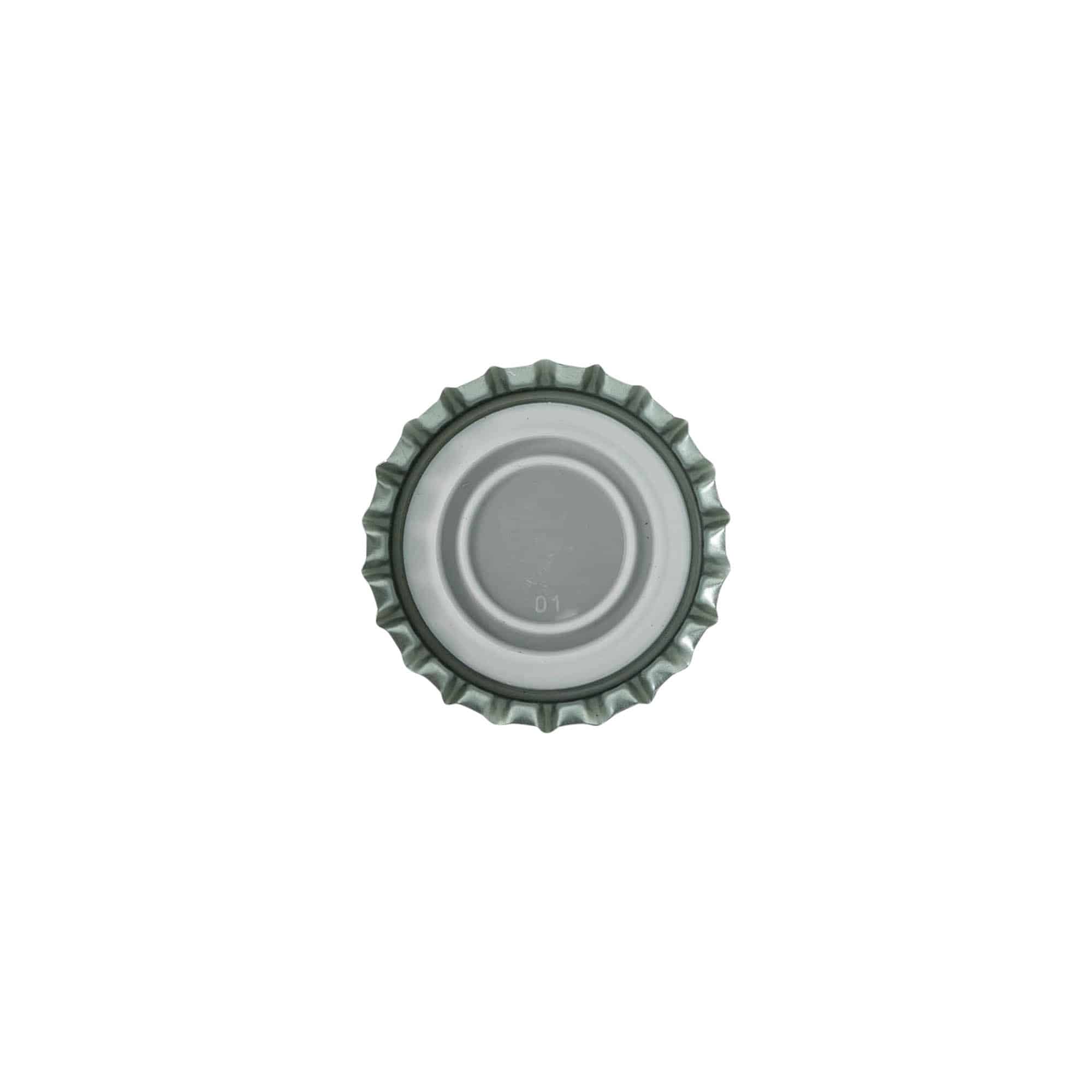Kronkapsyl 29 mm, metall, svart