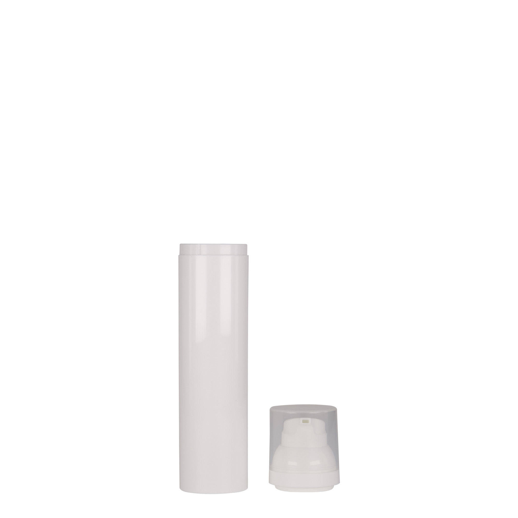 100 ml Airless-dispenser 'Mezzo', PP-plast, vit 100 ml Airless-dispenser 'Mezzo', PP-plast, vit