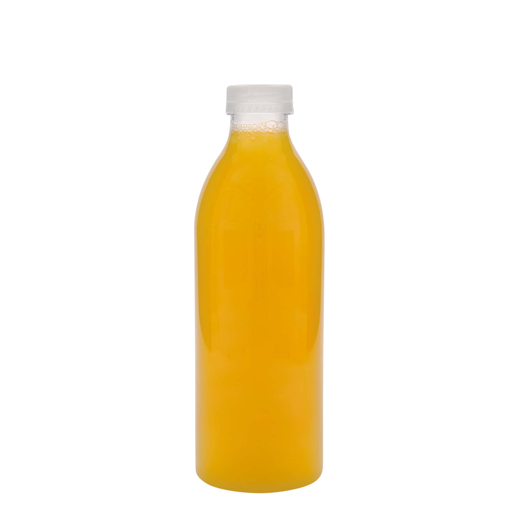 1 000 ml PET-flaska standard, plast, öppning: 38 mm