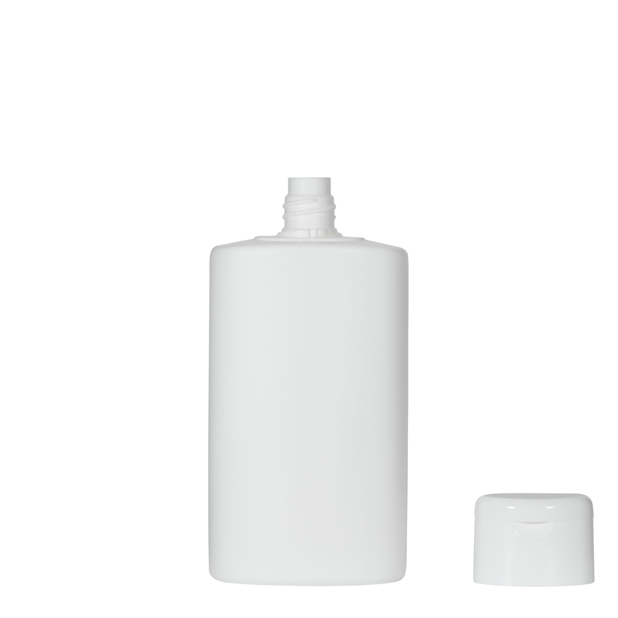 250 ml plastflaska 'Indy', oval, HDPE, vit, öppning: skruvlock 250 ml plastflaska 'Indy', oval, HDPE, vit, öppning: skruvlock