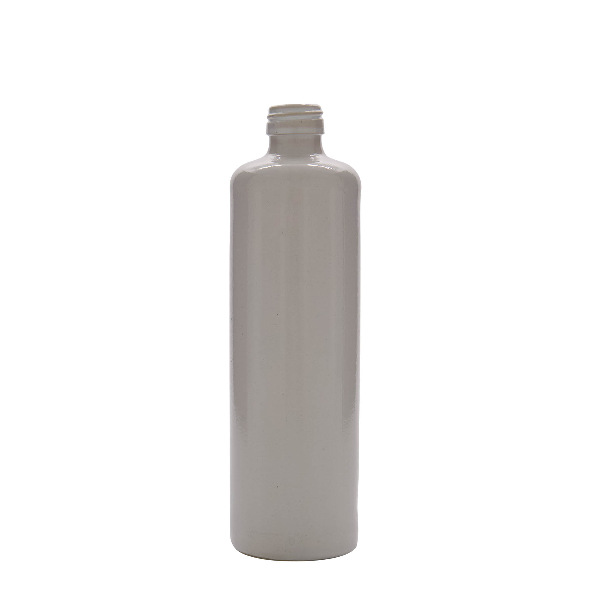 500 ml lertunna, stengods, vit, mynning: PP 31,5