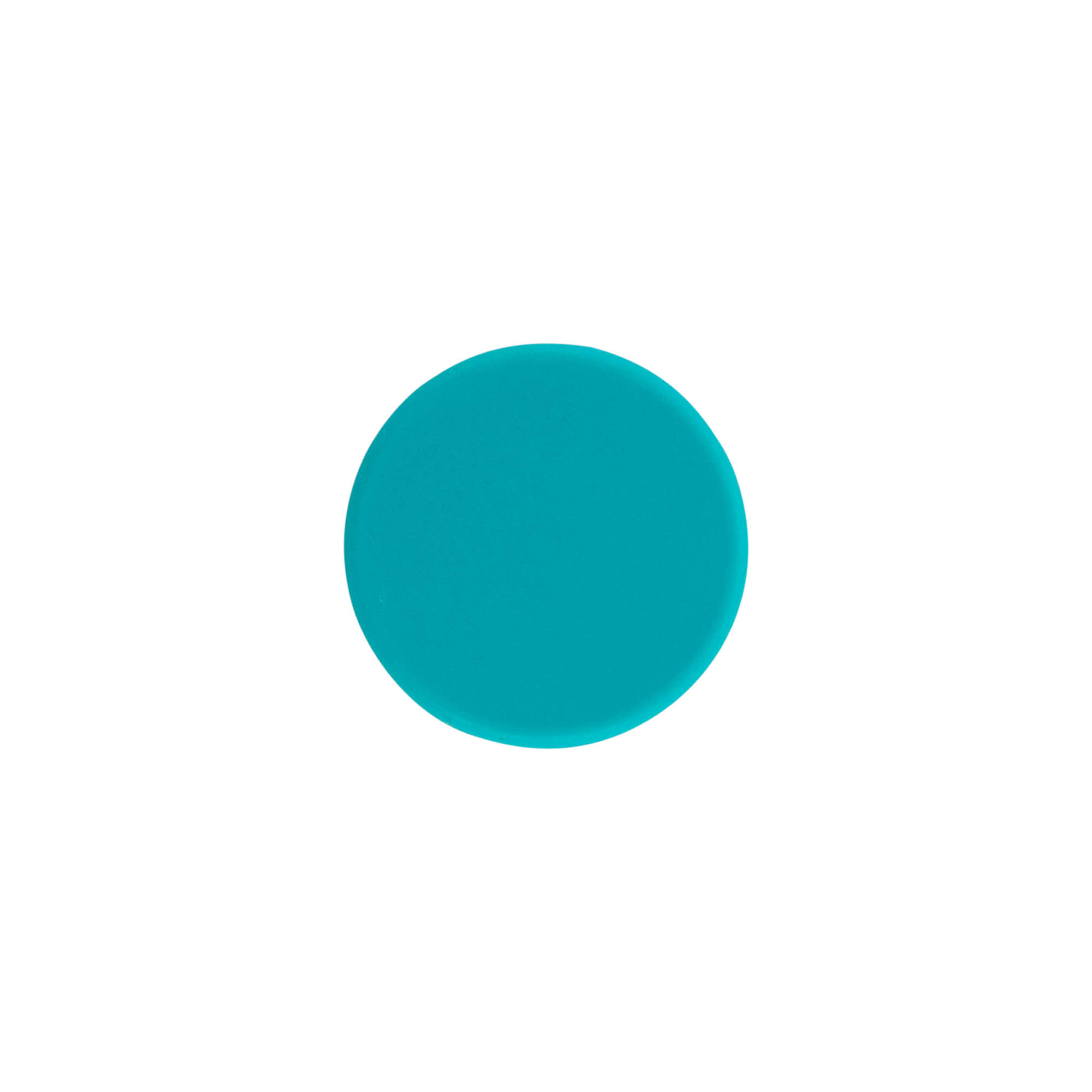 Skruvlock, ABS-plast, turkos, för mynning: GPI 28/400