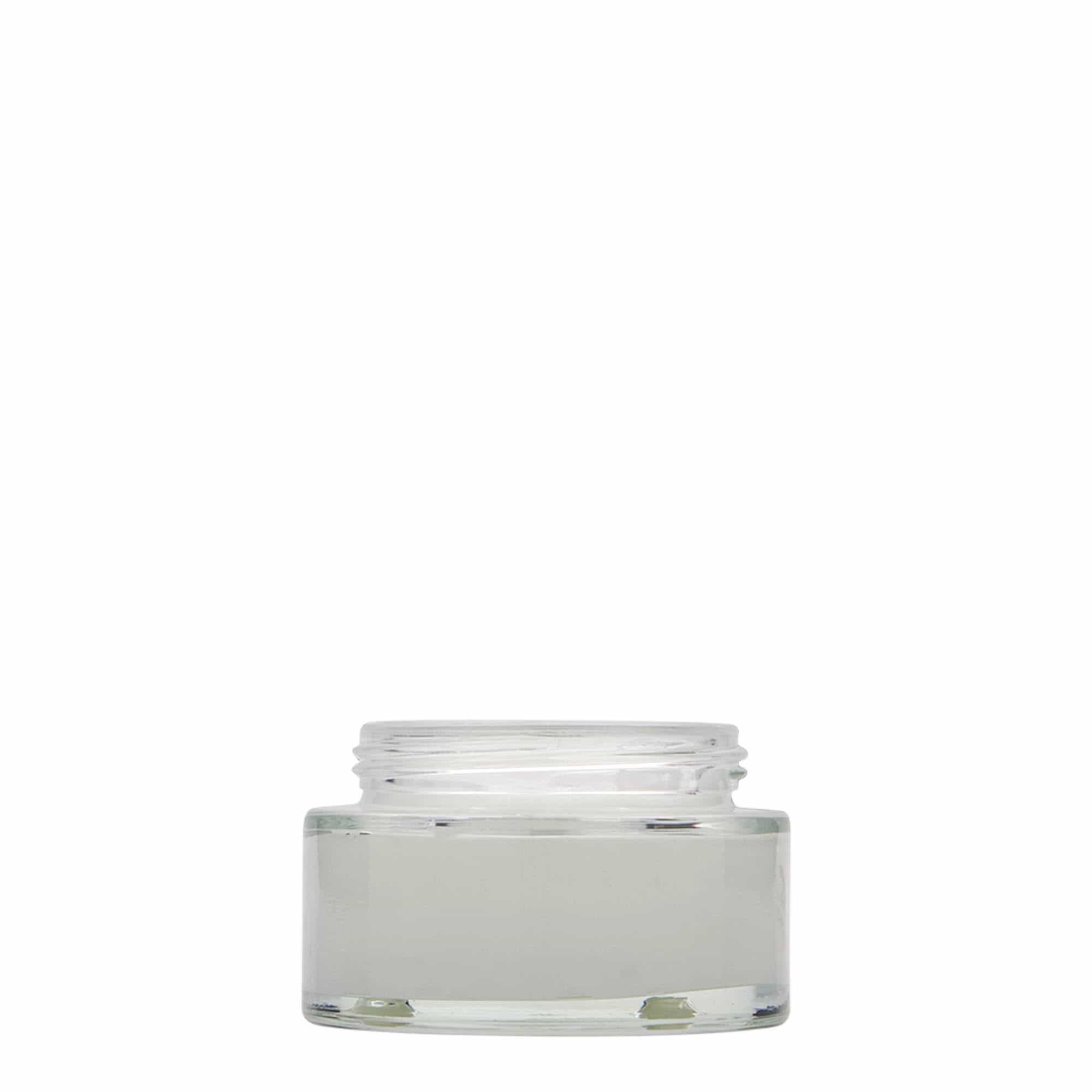 50 ml burk 'Clear Edition', glas, öppning: skruvlock