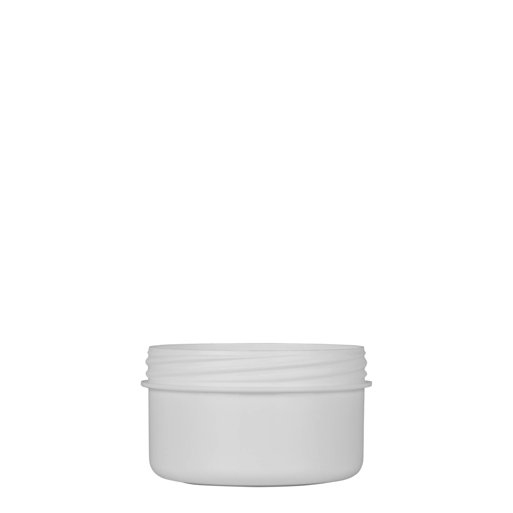 60 ml plastburk 'White Line', PP, vit, öppning: skruvlock 60 ml plastburk 'White Line', PP, vit, öppning: skruvlock