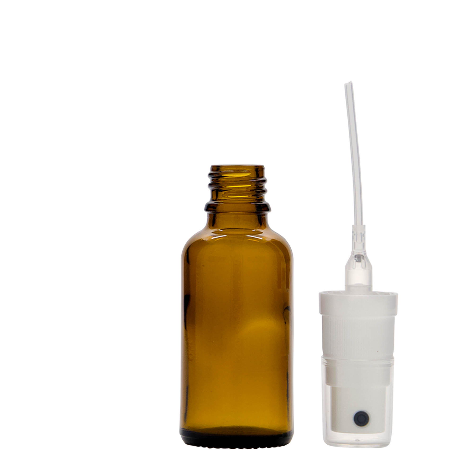 30 ml sprayflaska medicin, glas, brun, mynning: DIN 18 30 ml sprayflaska medicin, glas, brun, mynning: DIN 18