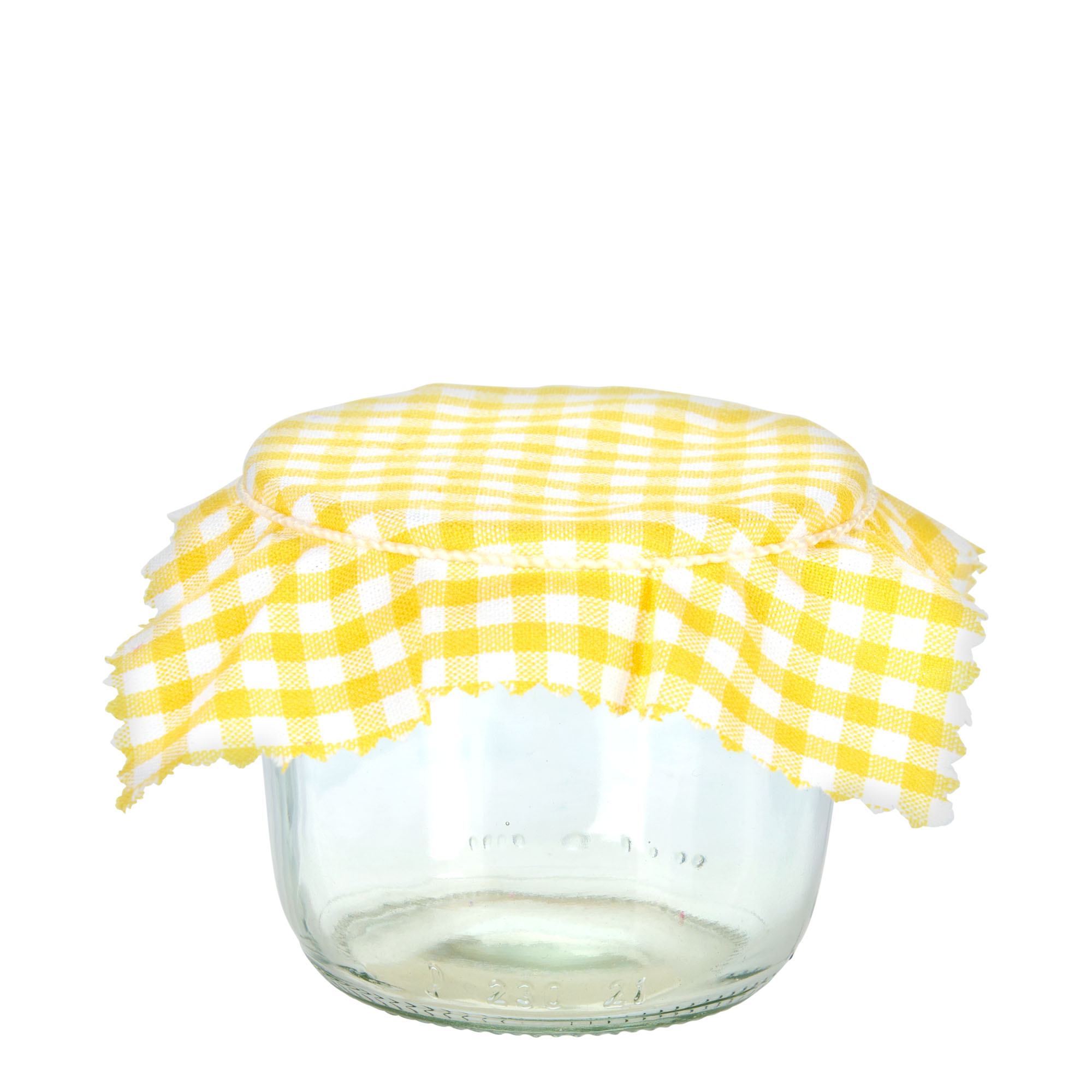 Rutigt tygunderlägg 12x12, kvadratiskt, textil, gult, öppning: TO38-TO53