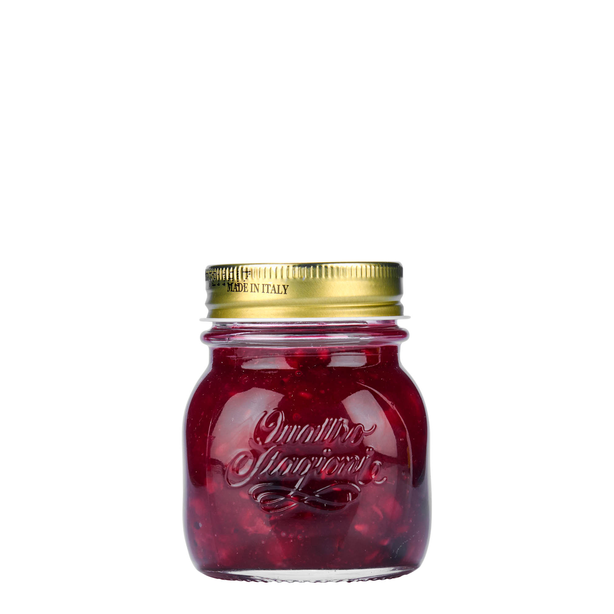 150 ml glas 'Quattro Stagioni', öppning: skruvlock 150 ml glas 'Quattro Stagioni', öppning: skruvlock