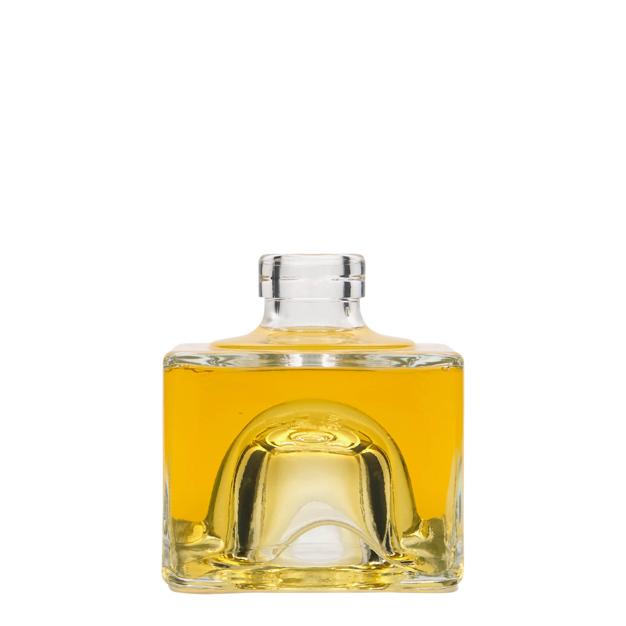 200 ml glasflaska 'Cocolores', kvadratisk, öppning: kork