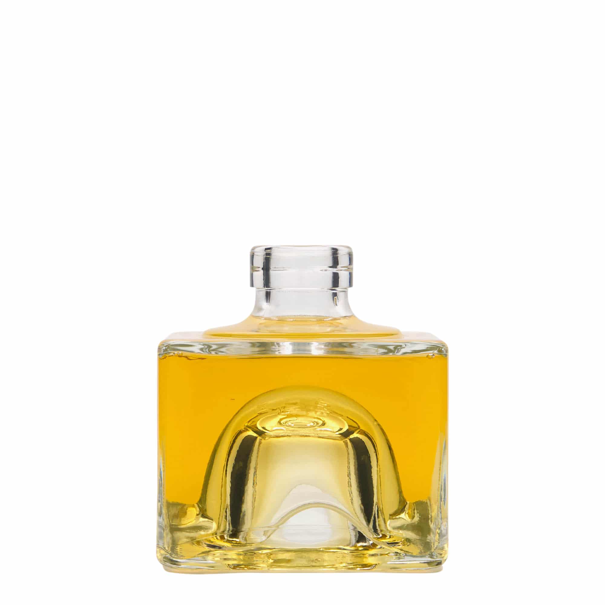 200 ml glasflaska 'Cocolores', kvadratisk, öppning: kork