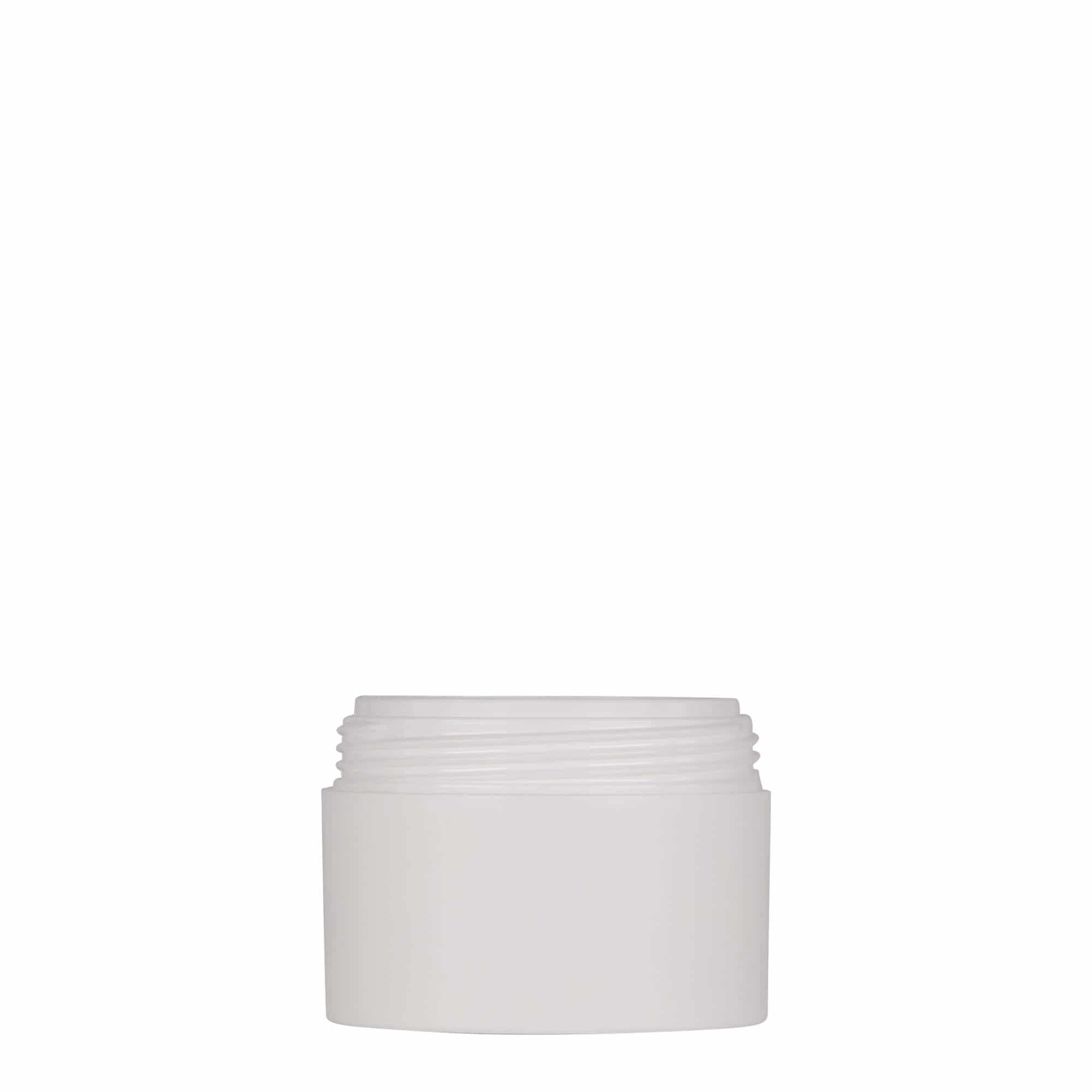 50 ml plastburk 'Antonella', PP, vit, mynning: skruvkapsel 50 ml plastburk 'Antonella', PP, vit, mynning: skruvkapsel