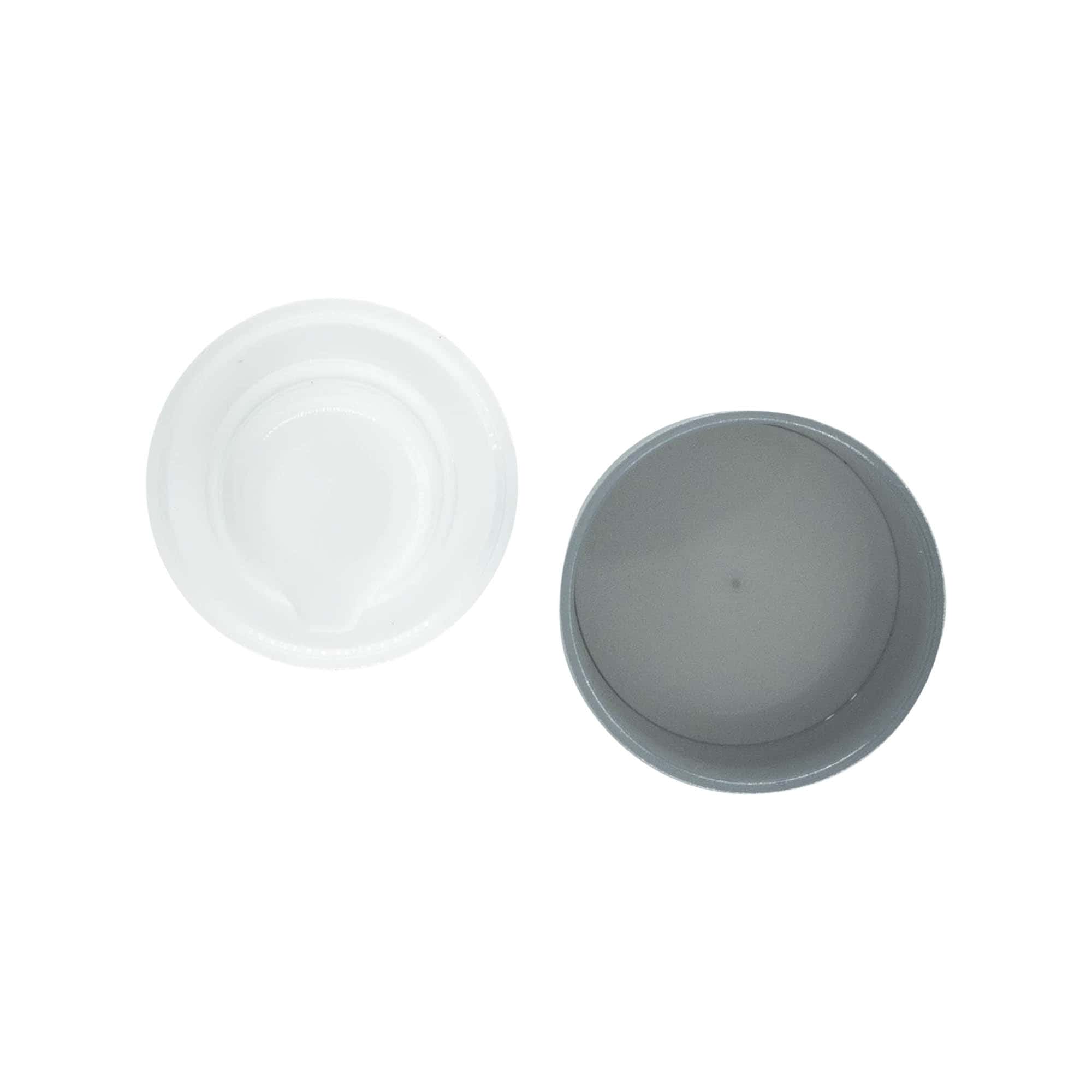 Airless dispenser pumphuvud 'Micro', PP-plast, silver