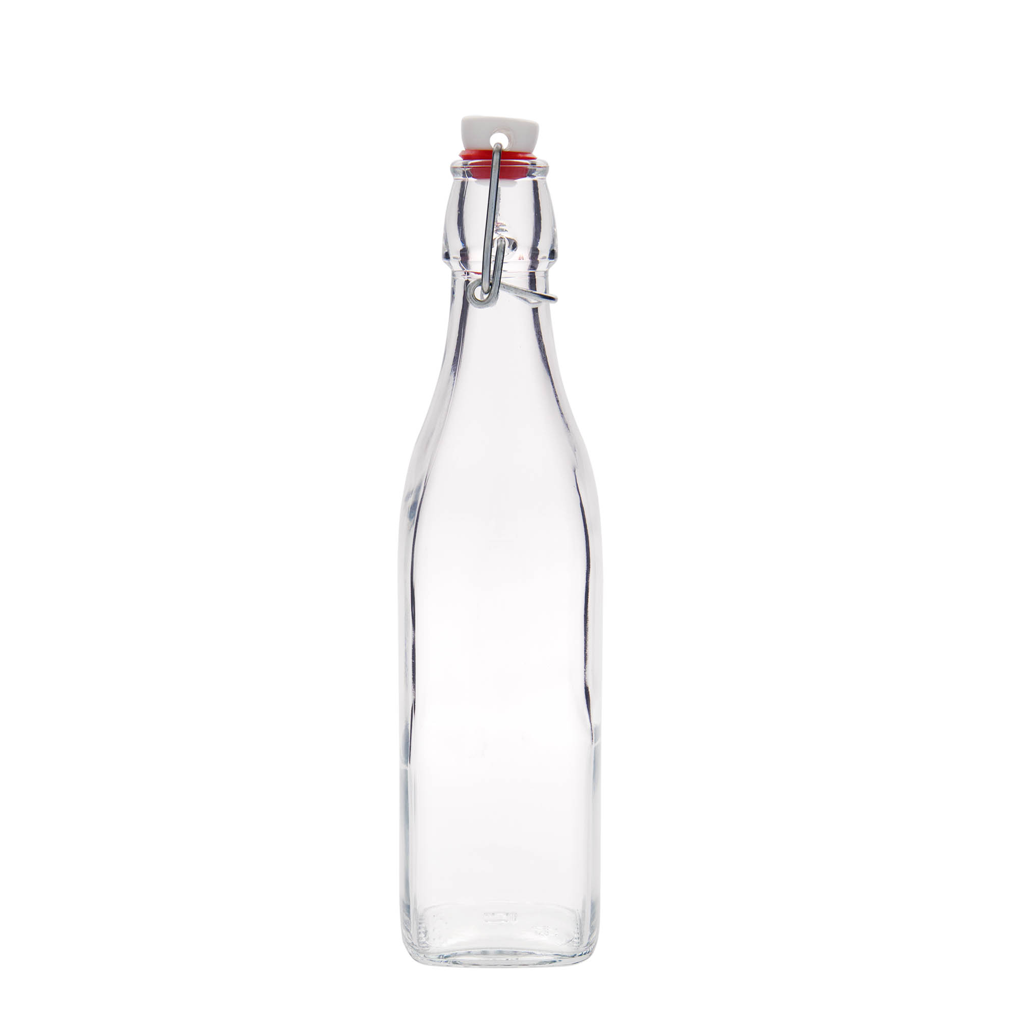 500 ml glasflaska 'Swing, kvadratisk, öppning: bygelstängning'