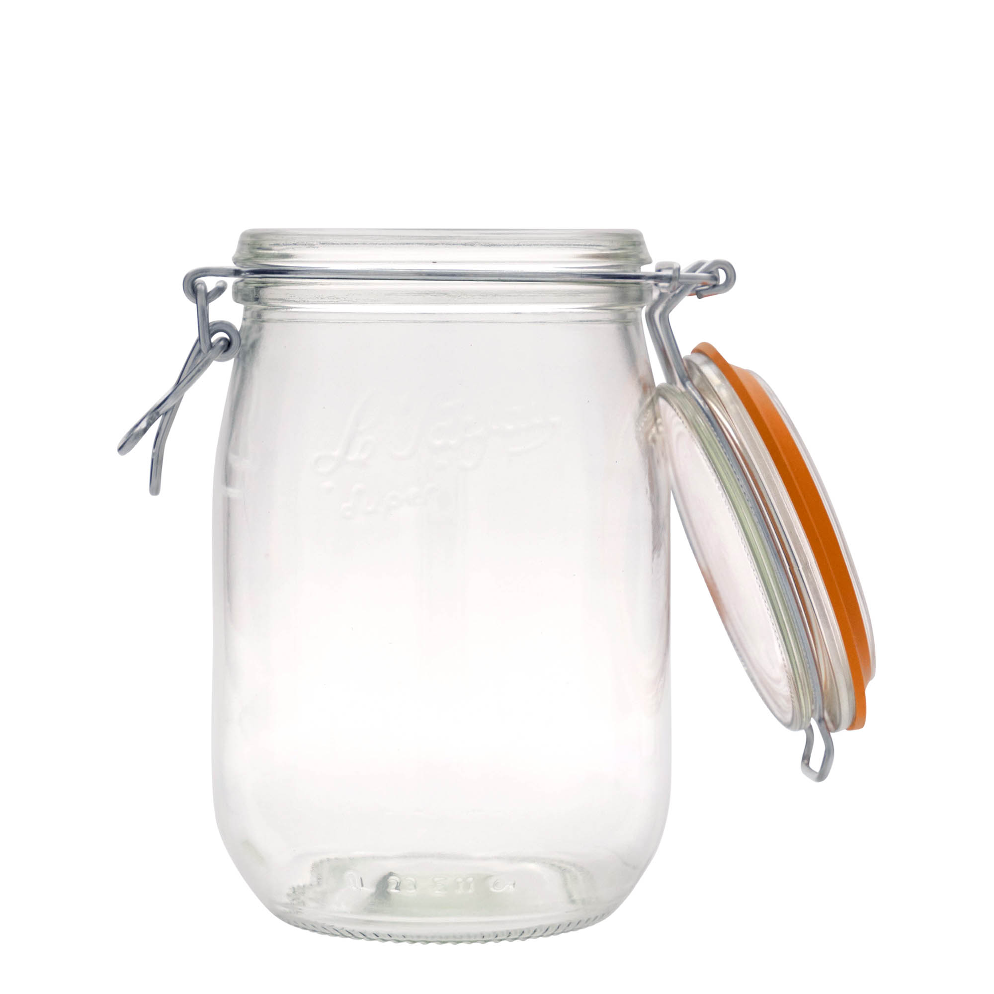1 000 ml tråghänglåsburk 'Le Parfait Super Bocal', öppning: tråghänglås 1 000 ml tråghänglåsburk 'Le Parfait Super Bocal', öppning: tråghänglås
