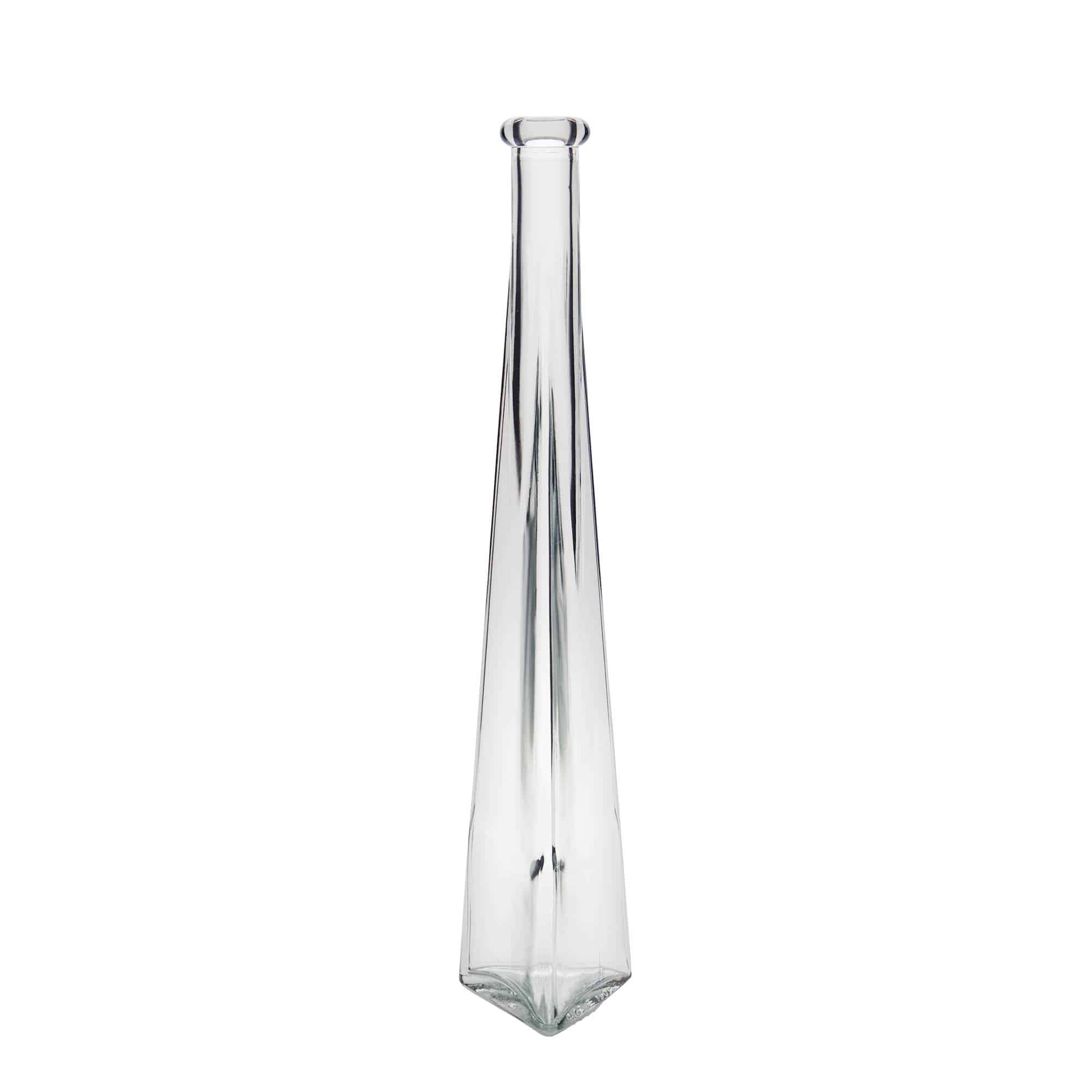 200 ml glasflaska 'Dama Triangolore', trekantig, mynning: kork 200 ml glasflaska 'Dama Triangolore', trekantig, mynning: kork