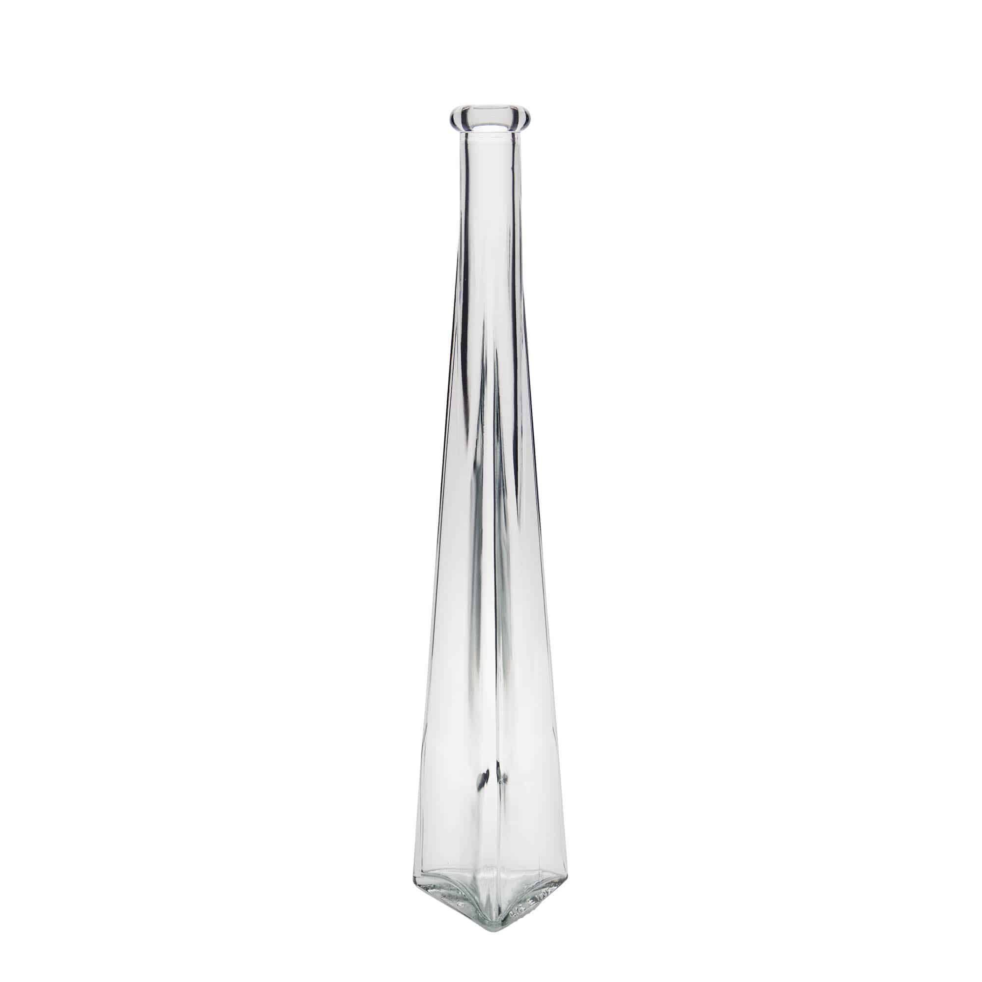 200 ml glasflaska 'Dama Triangolore', trekantig, öppning: kork