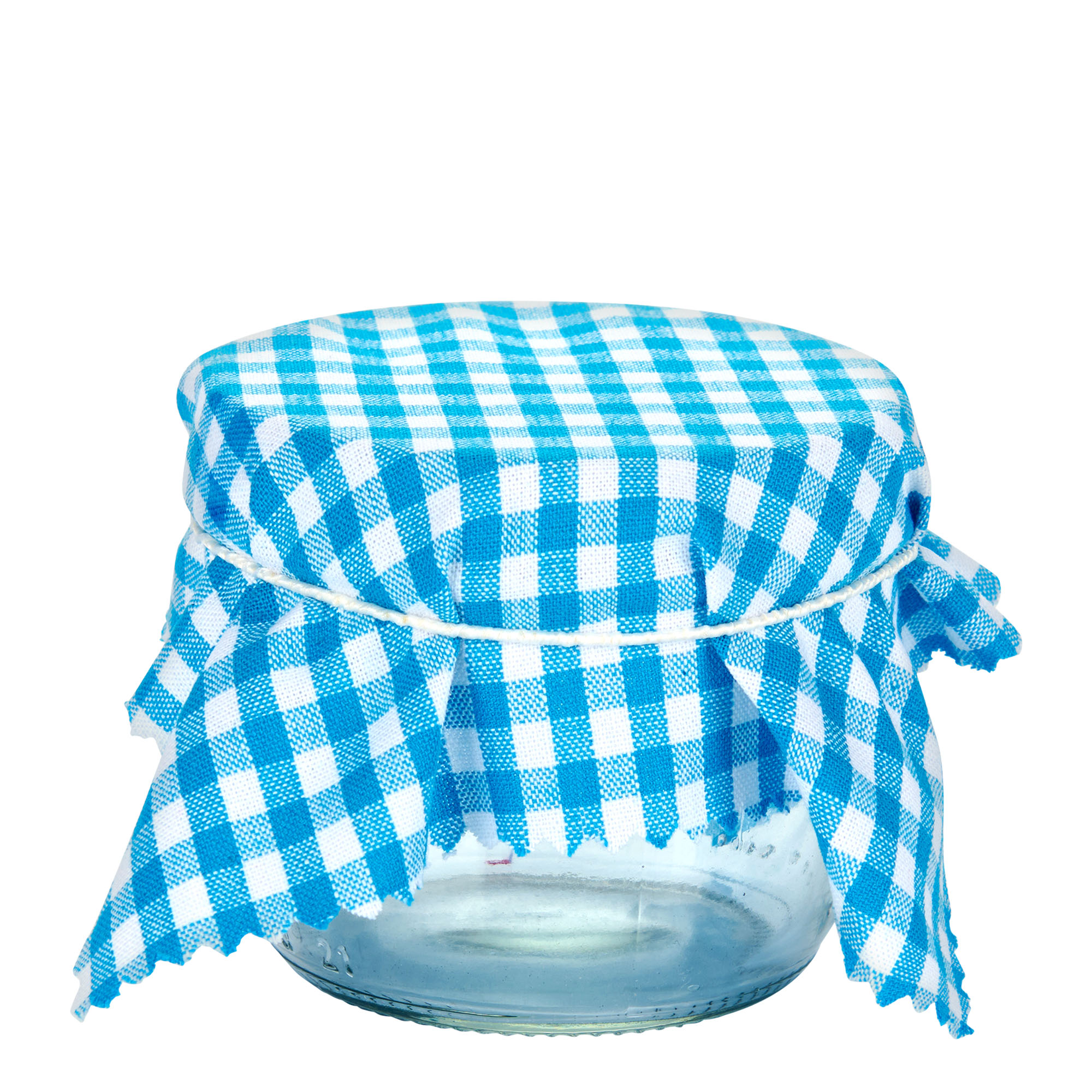 Tygservett rutig 15x15, kvadratisk, textil, blå, öppning: TO58-TO82 Tygservett rutig 15x15, kvadratisk, textil, blå, öppning: TO58-TO82