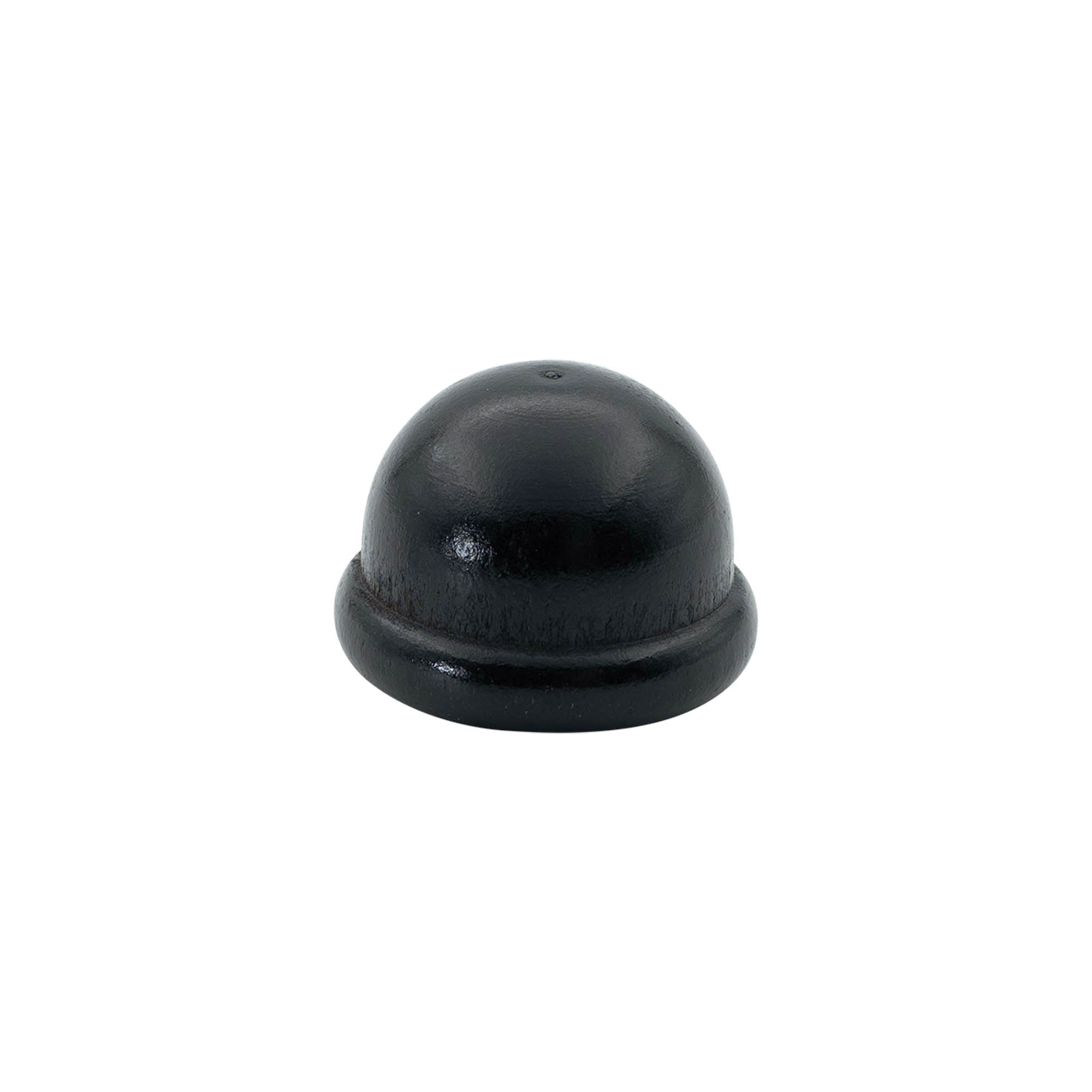 Handtagskork 19 mm "Melon", trä/PE, svart, för mynning: kork Handtagskork 19 mm "Melon", trä/PE, svart, för mynning: kork