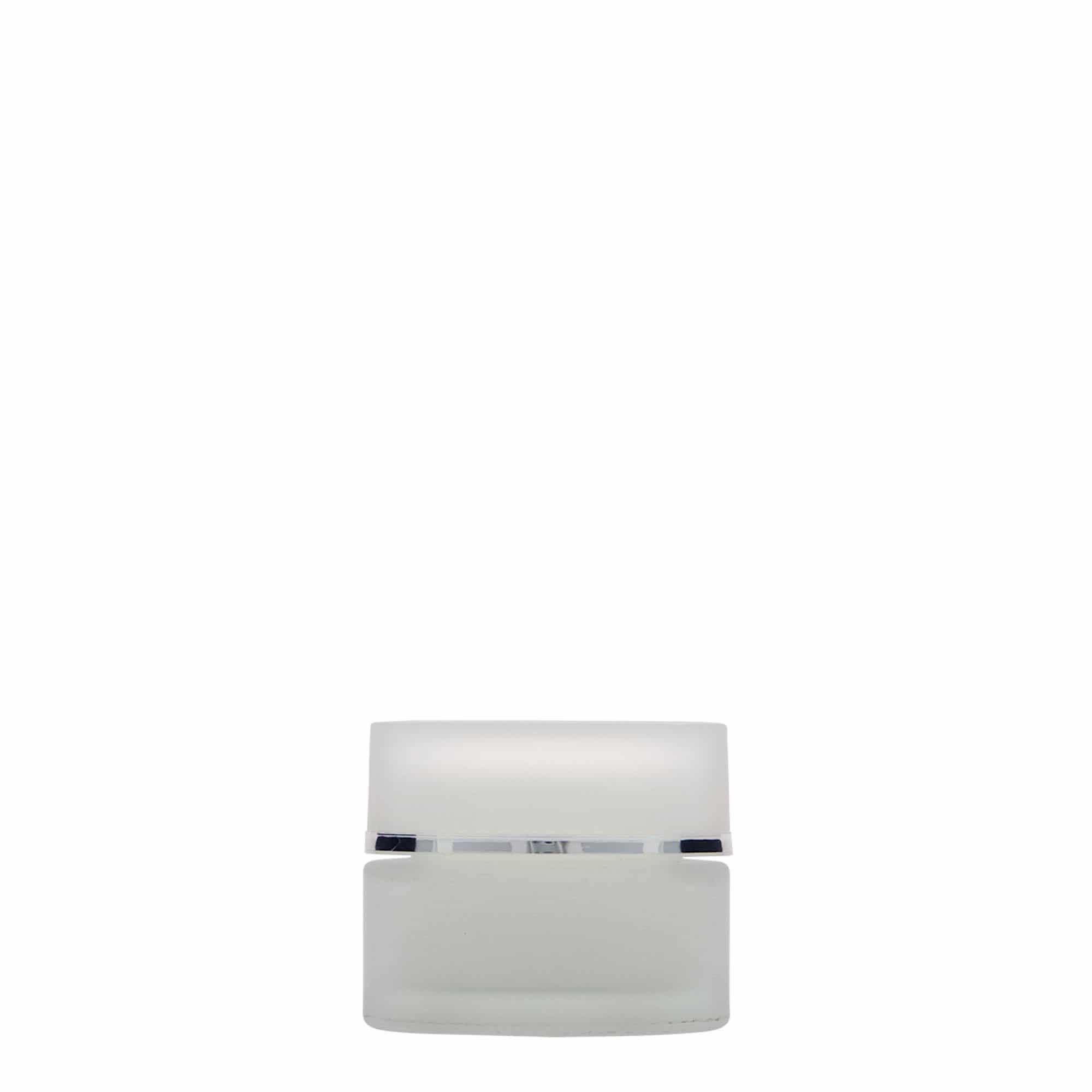 15 ml burk 'Platin Edition', glas, frostad, öppning: skruvlock