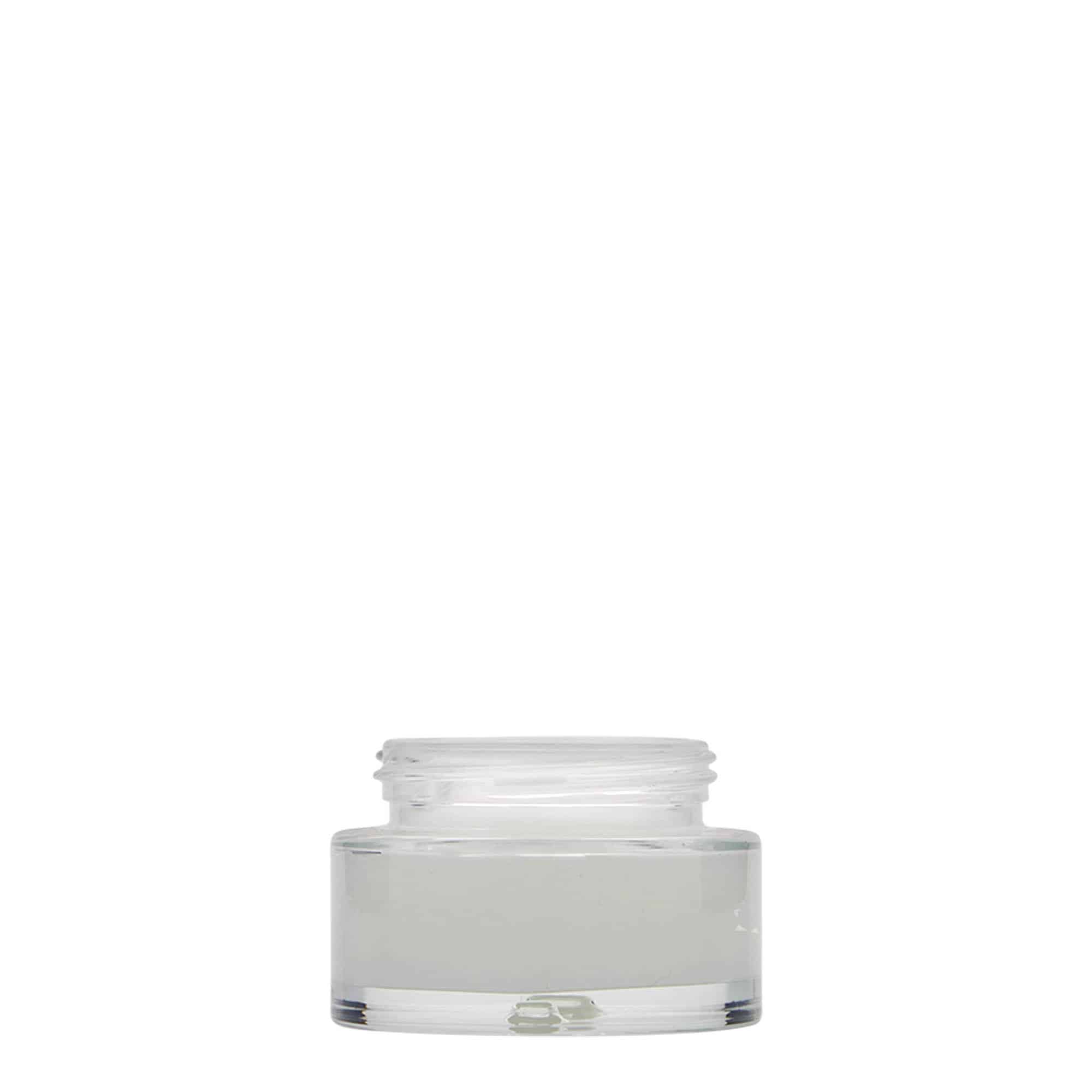 30 ml burk 'Clear Edition', glas, mynning: skruvkapsel