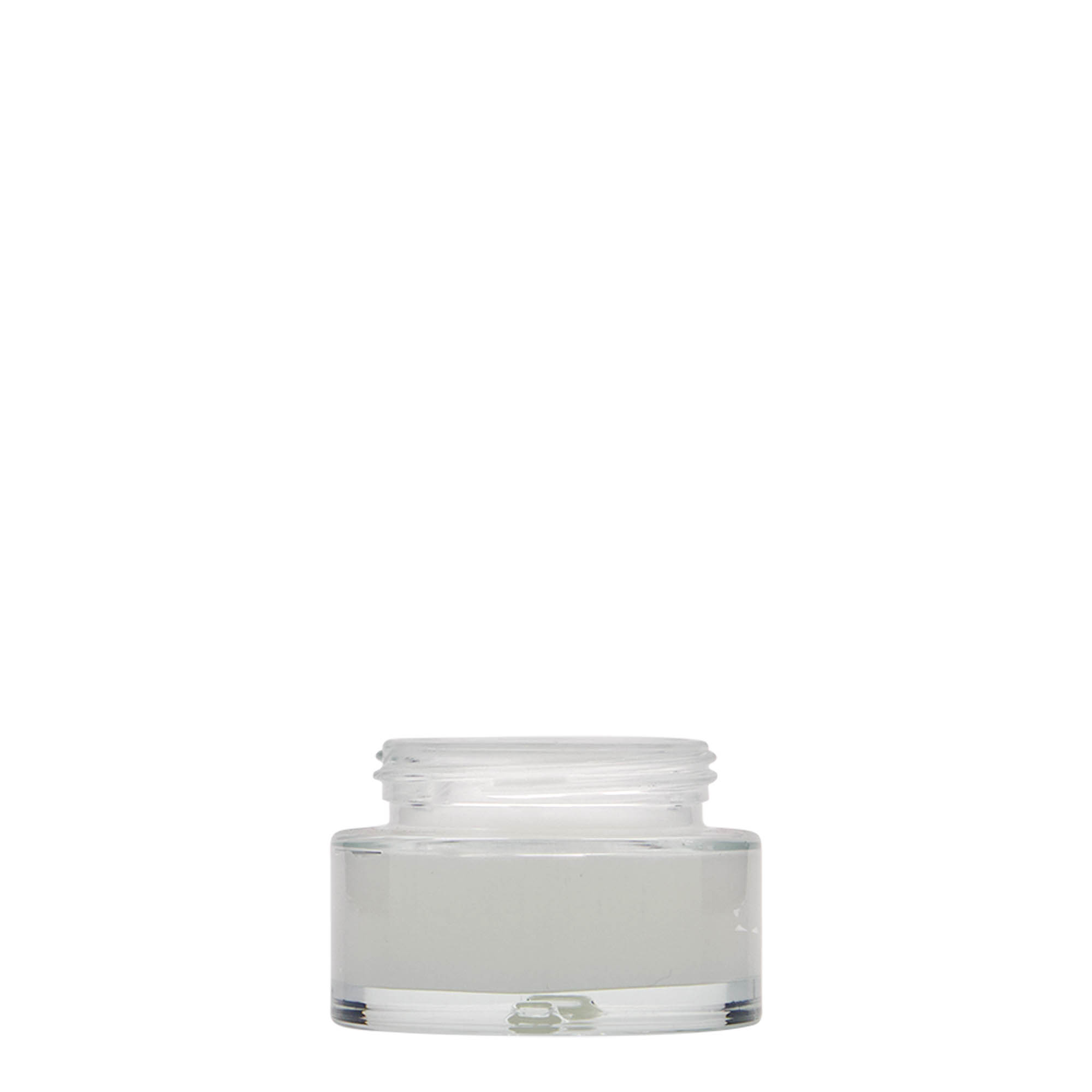 30 ml burk 'Clear Edition', glas, öppning: skruvlock