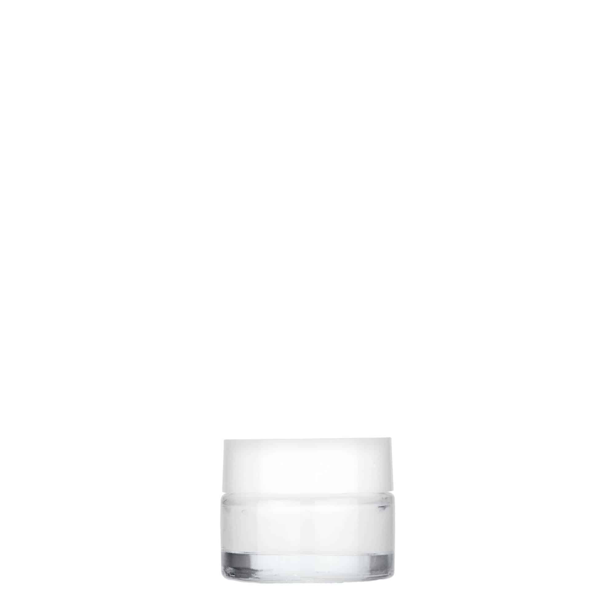 5 ml burk 'Beauty', glas, öppning: skruvlock