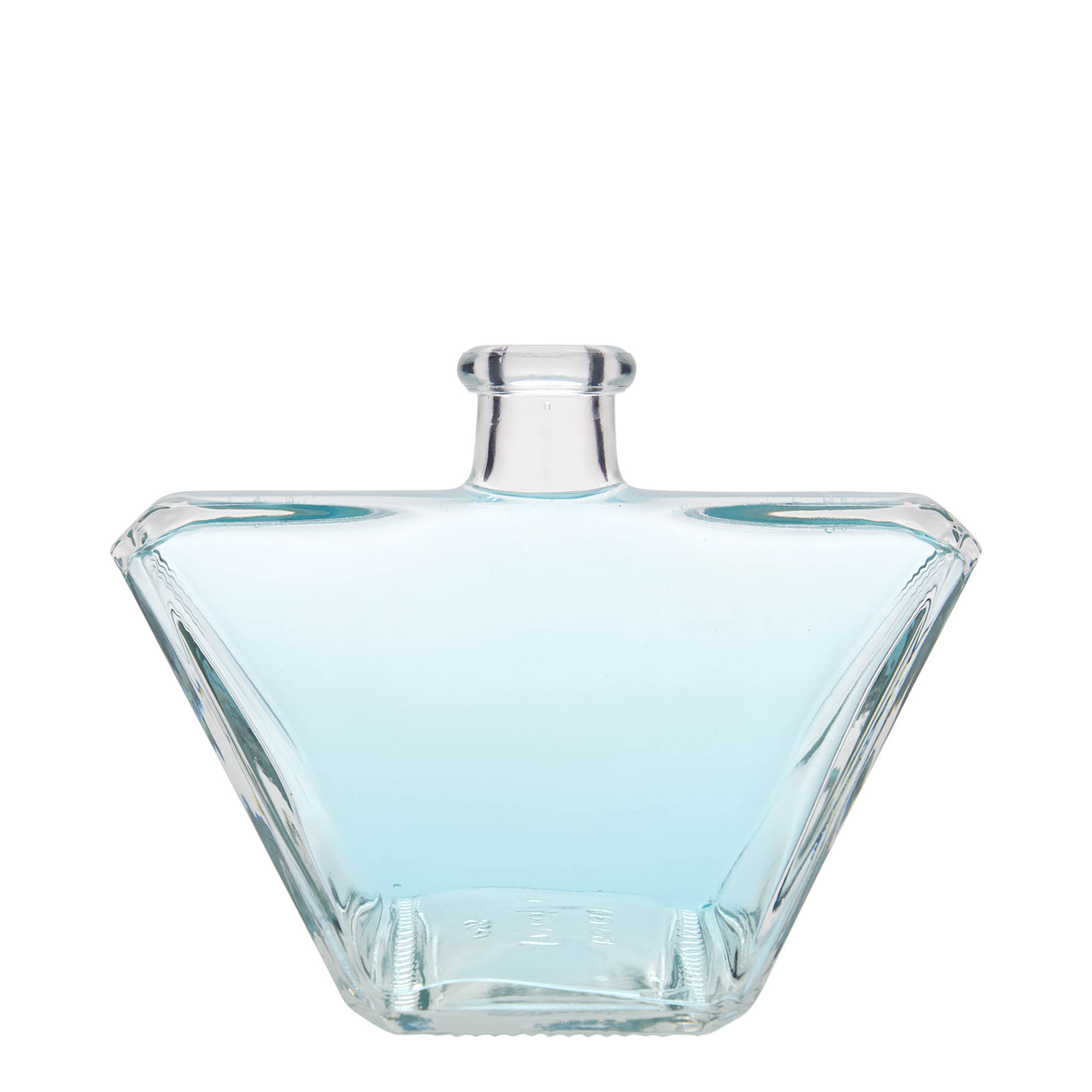 500 ml glasflaska 'Charly', rektangulär, öppning: kork