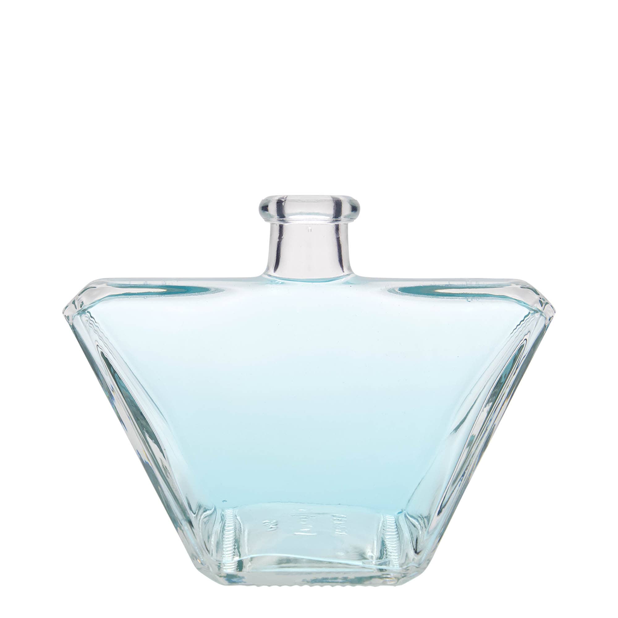 500 ml glasflaska 'Charly', rektangulär, öppning: kork