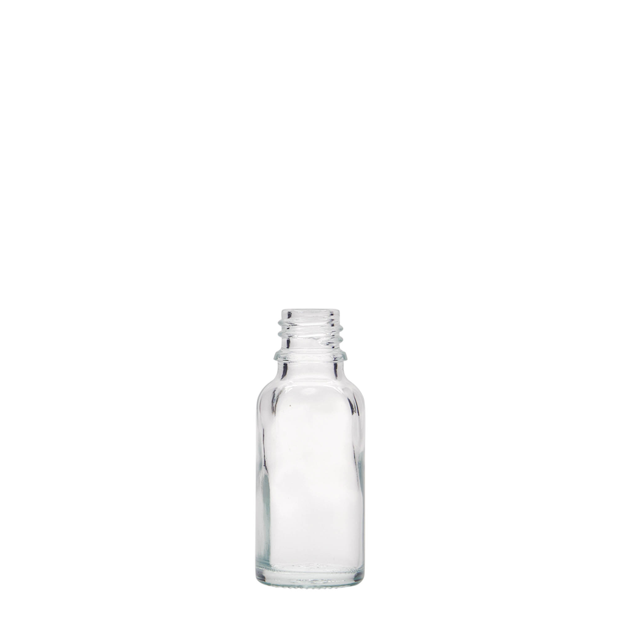 20 ml medicinflaska, glas, mynning: DIN 18 20 ml medicinflaska, glas, mynning: DIN 18