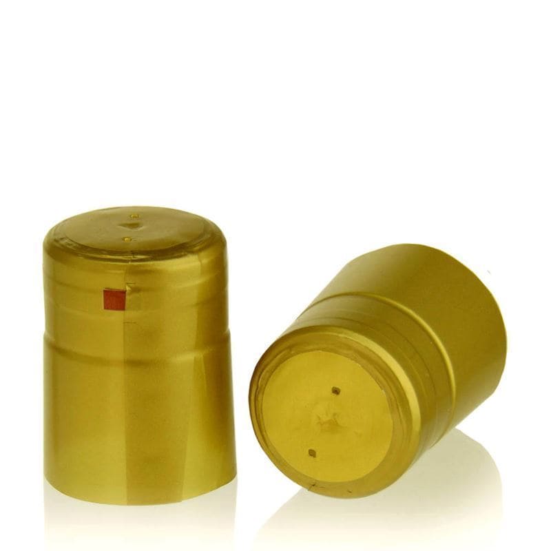 Krympkapsel 32x41, PVC-plast, guld