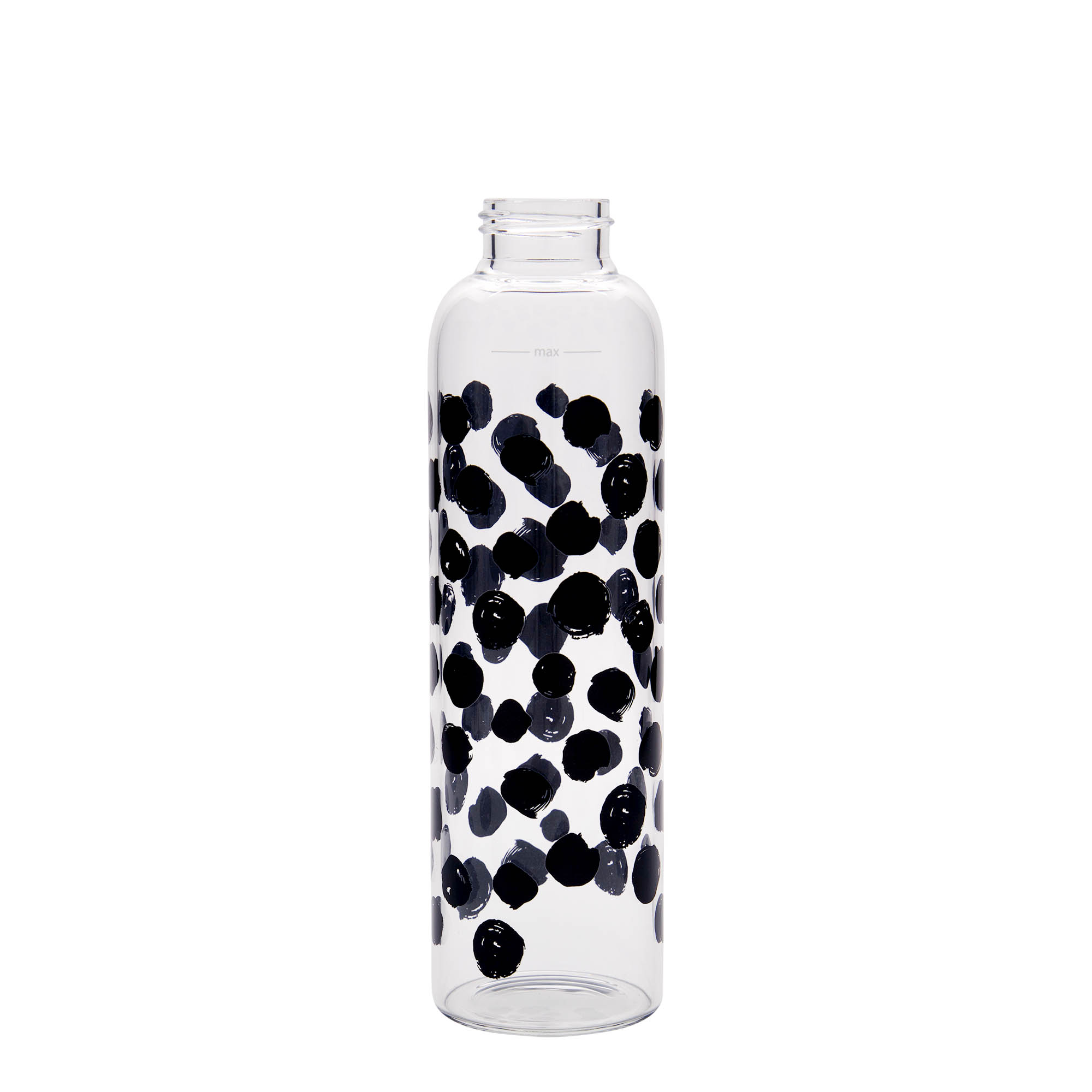 500 ml dricksflaska 'Perseus', motiv: svarta prickar, mynning: skruvkapsel