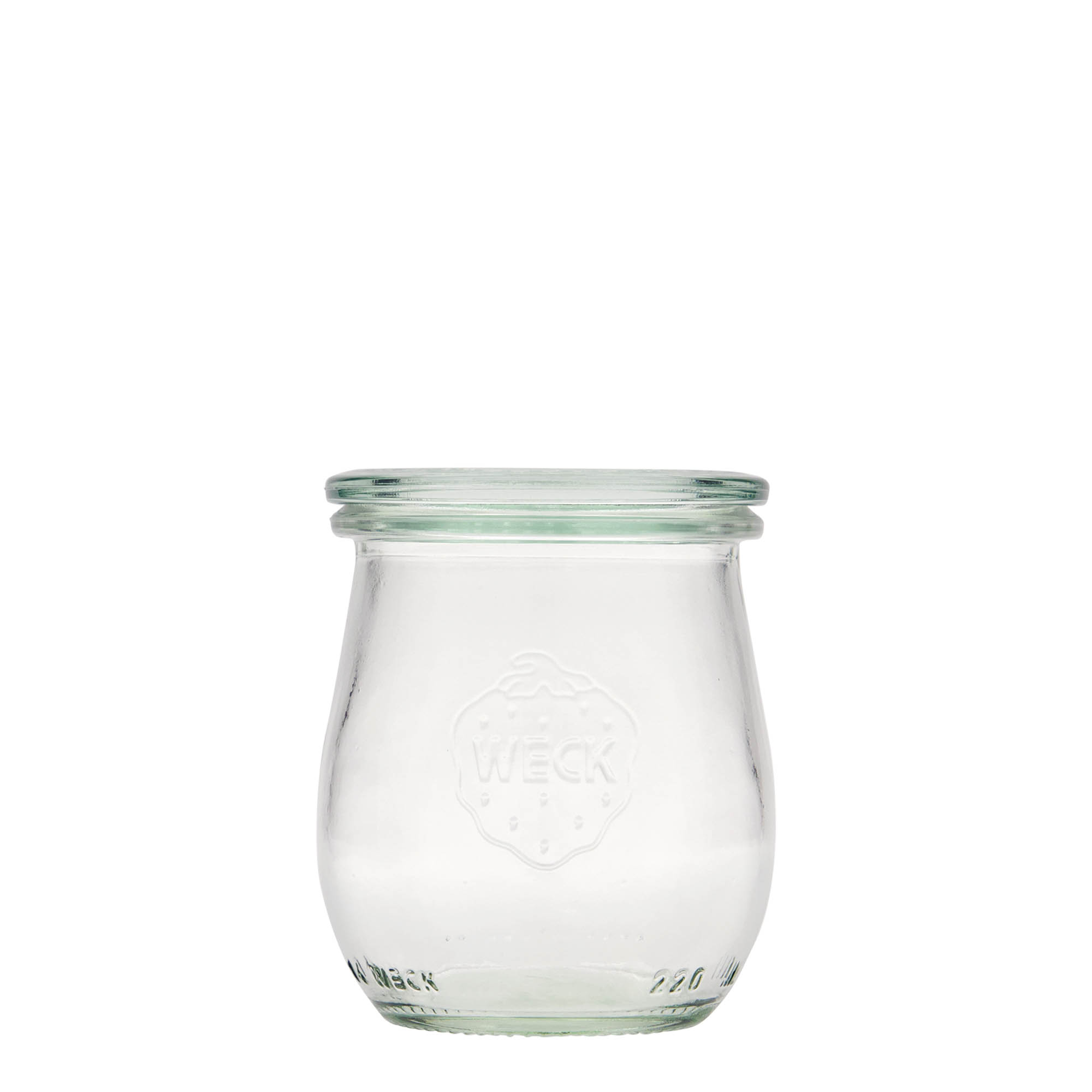 220 ml WECK-tulpanburk, mynning: rund kant 220 ml WECK-tulpanburk, mynning: rund kant