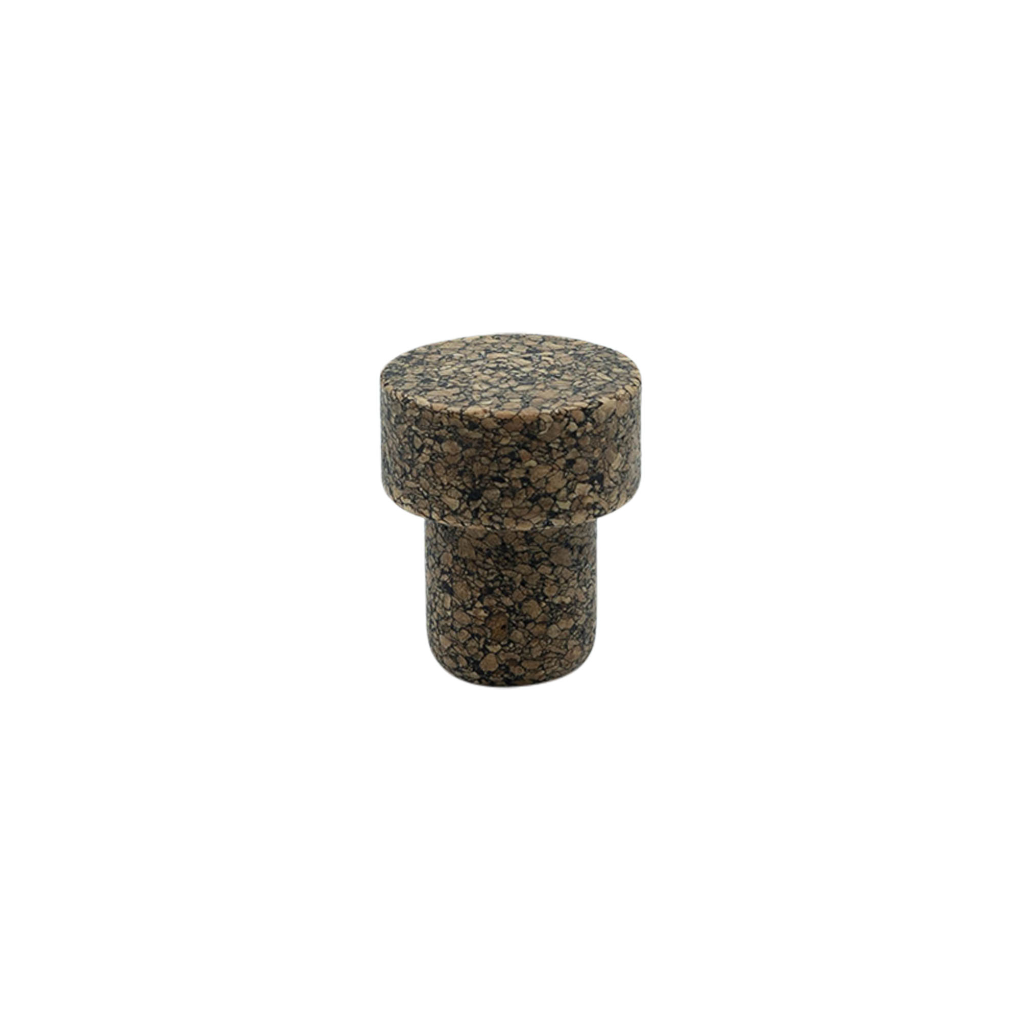 Handtagskork 'Sharp' 19,5 mm, Corkcoal, för mynning: Kork