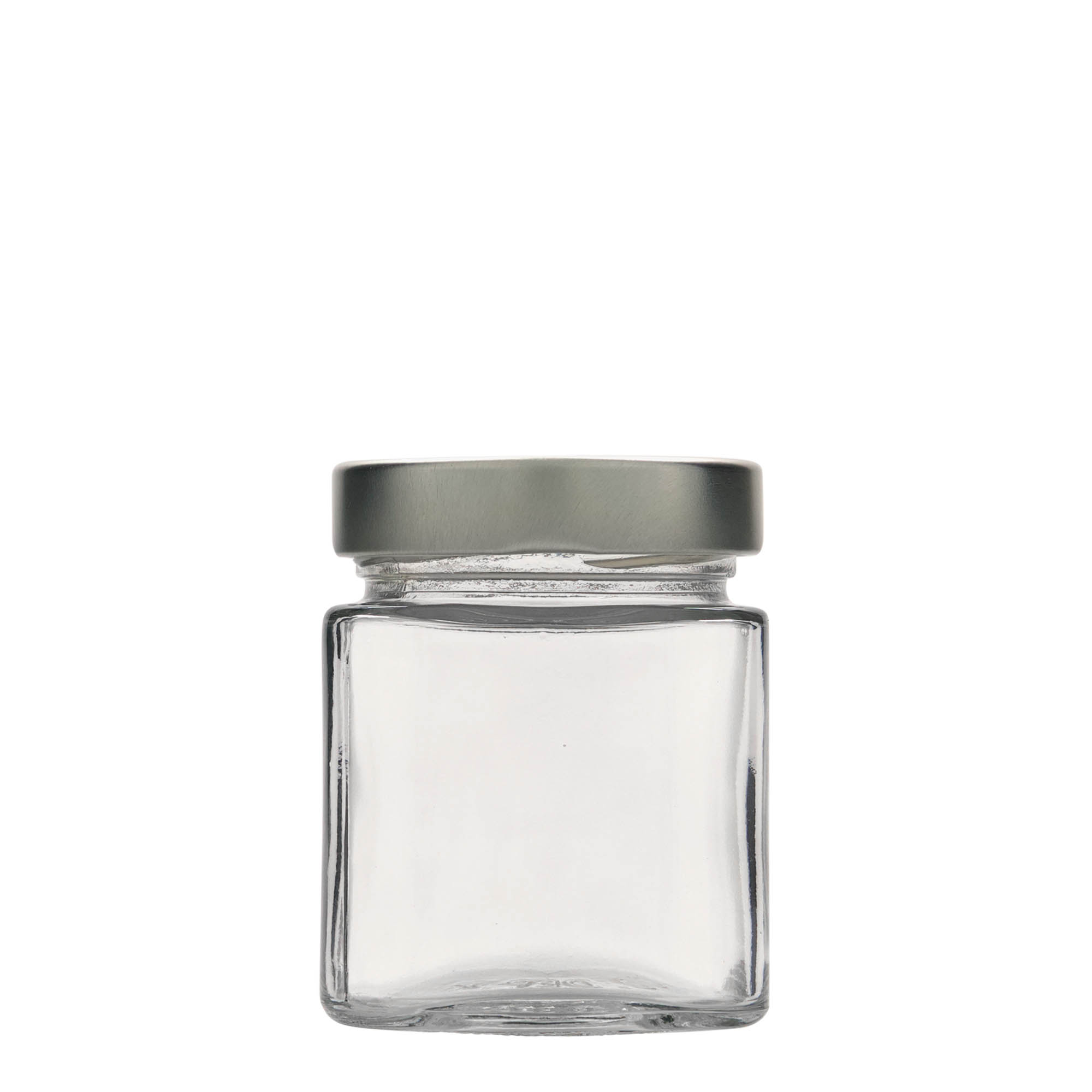 212 ml fyrkantigt glas 'Ikarus', öppning: Deep-Twist-Off (DTO 63)