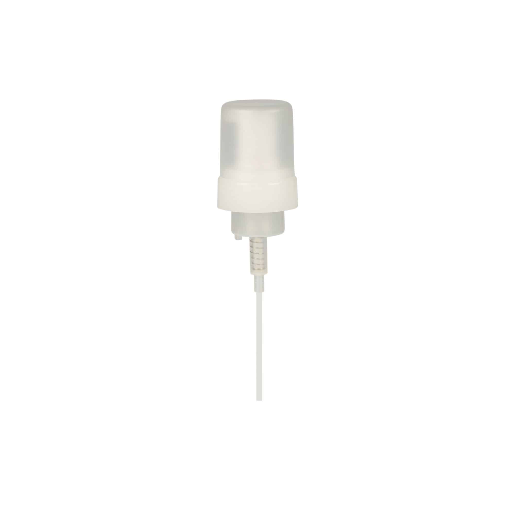 Dispenserflaska 150 ml 'Foamer', PP-plast, vit, för mynning: skruvkapsel