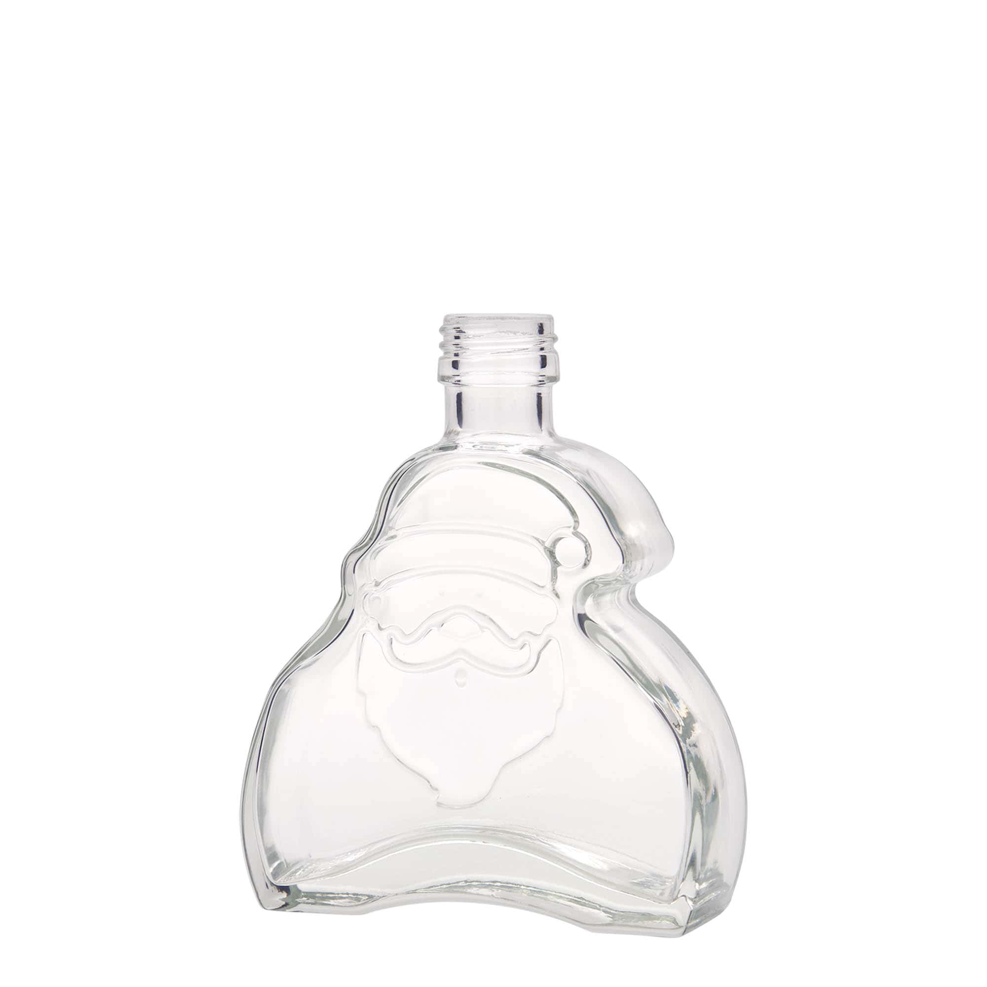 200 ml glasflaska 'Jultomten', öppning: PP 28