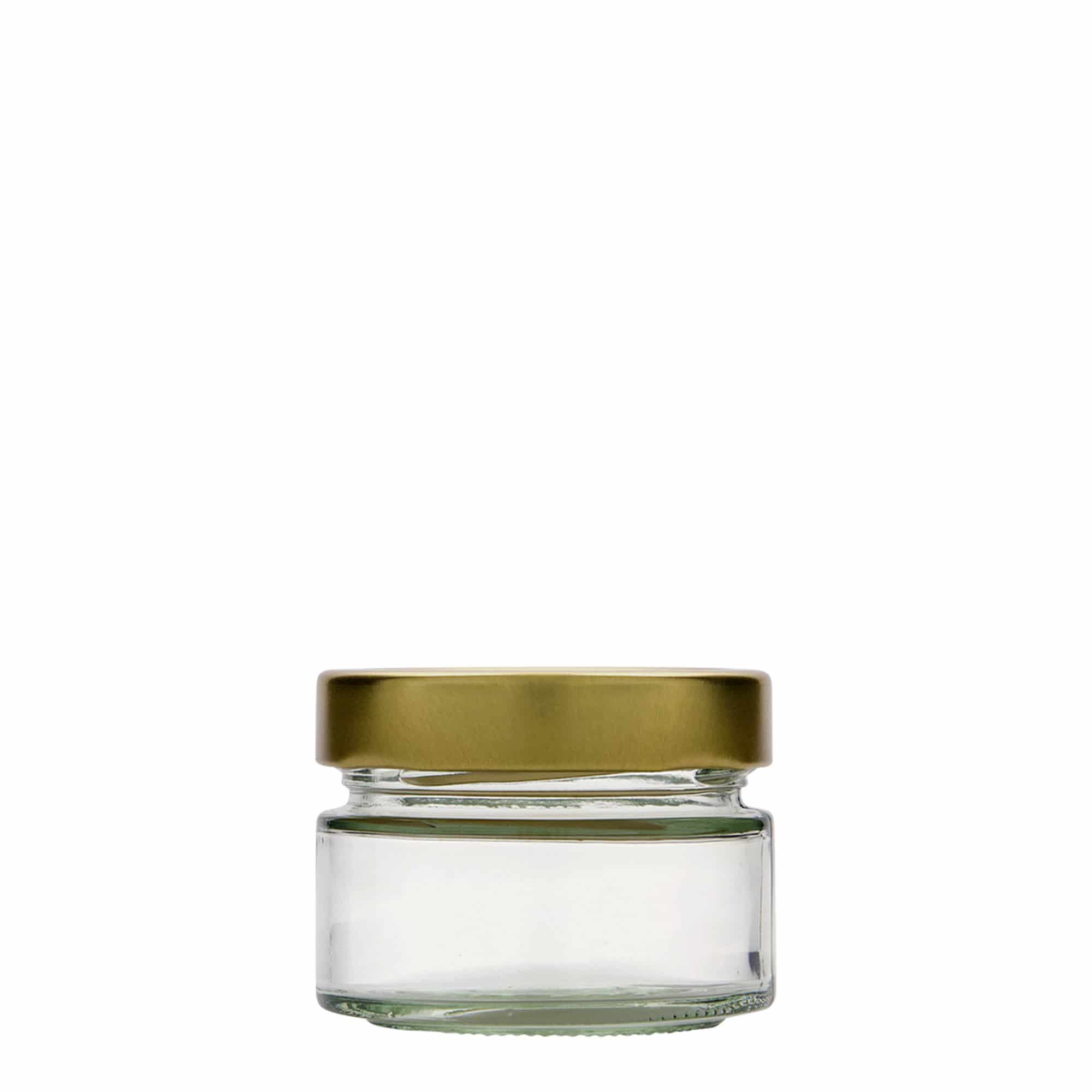 130 ml rund glas 'Aurora', öppning: Deep-Twist-Off (DTO 66)